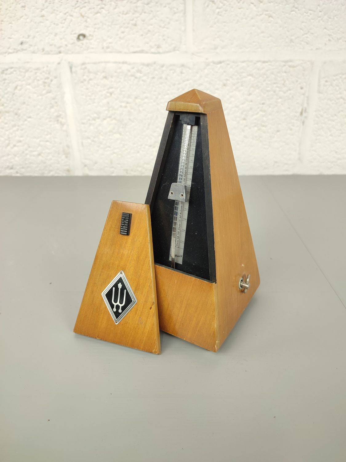 Vintage wooden Wittner metronome