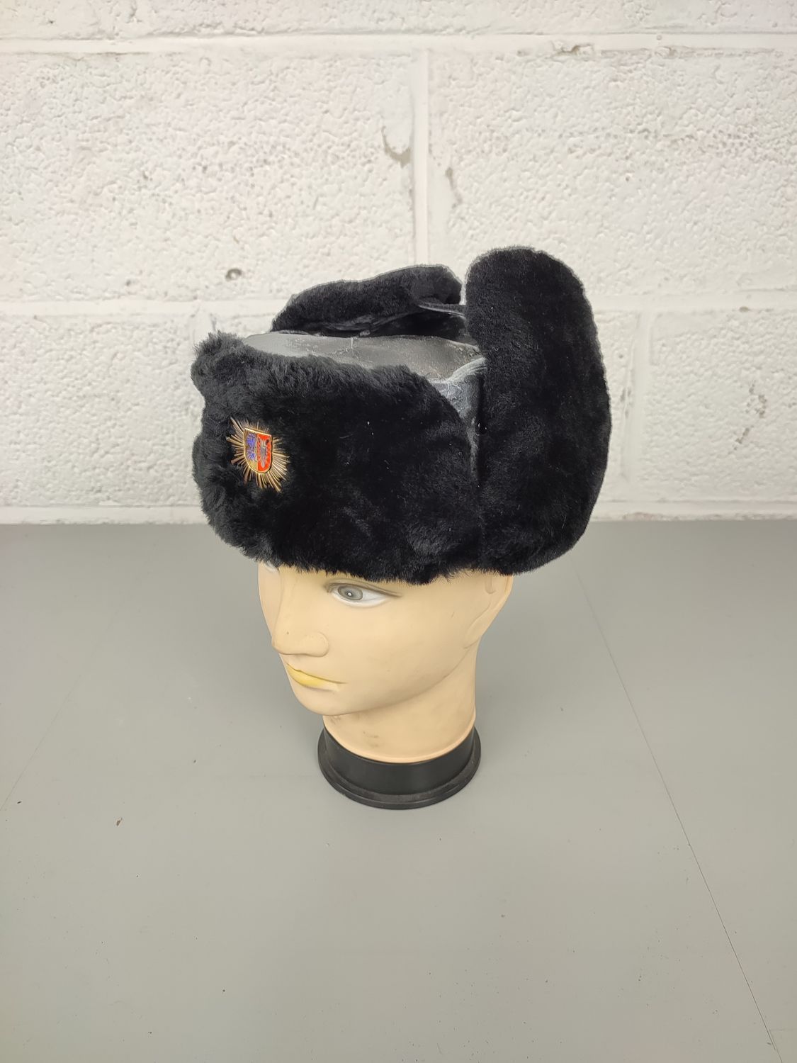 German police winter hat