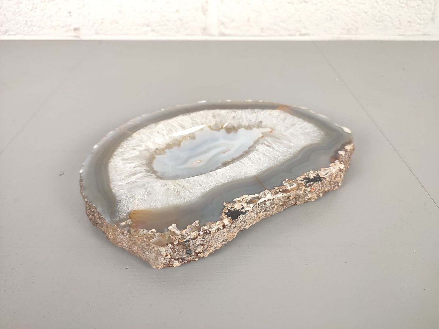Large agate disc