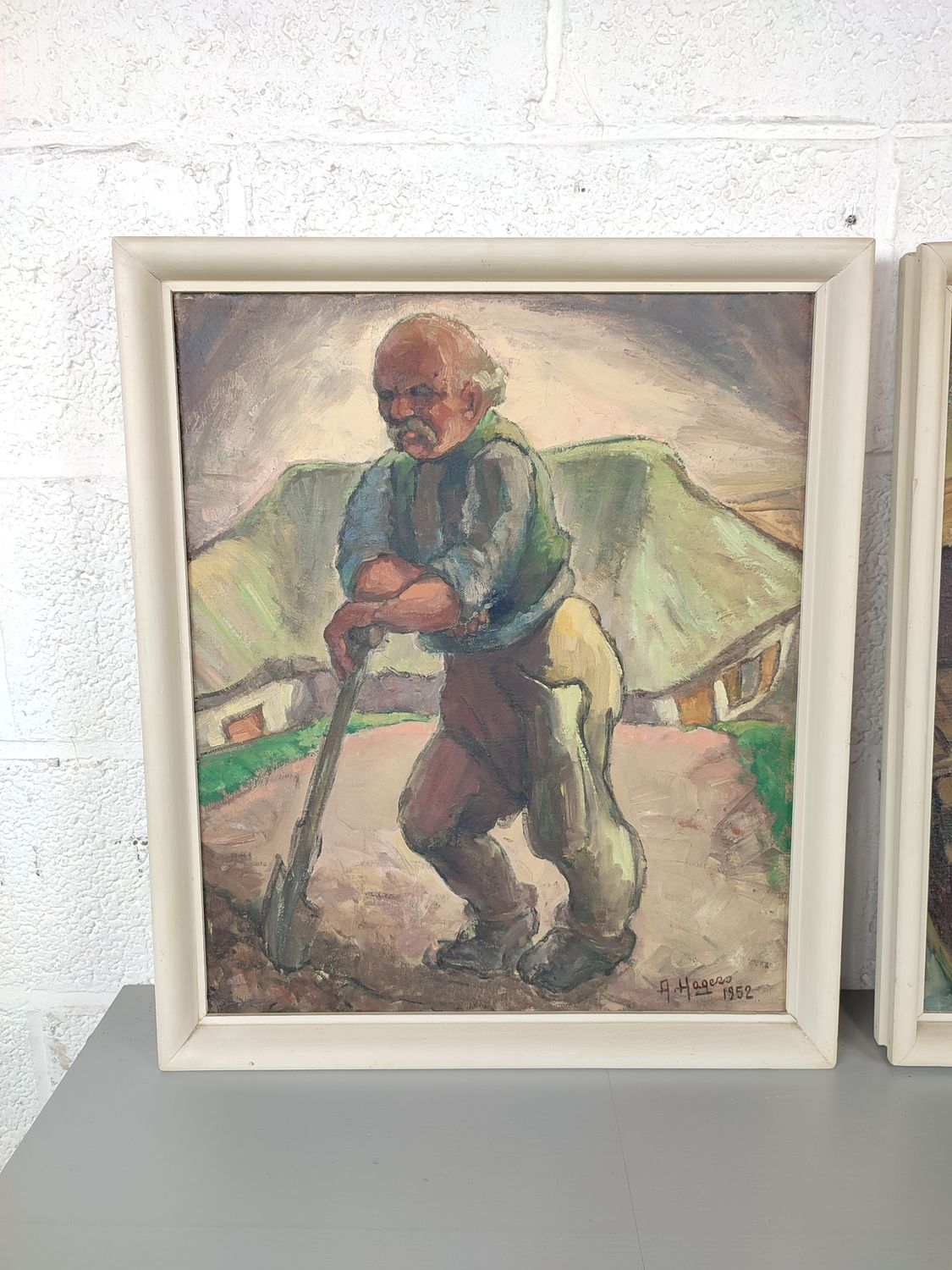 Albert Hagers - 2 paintings