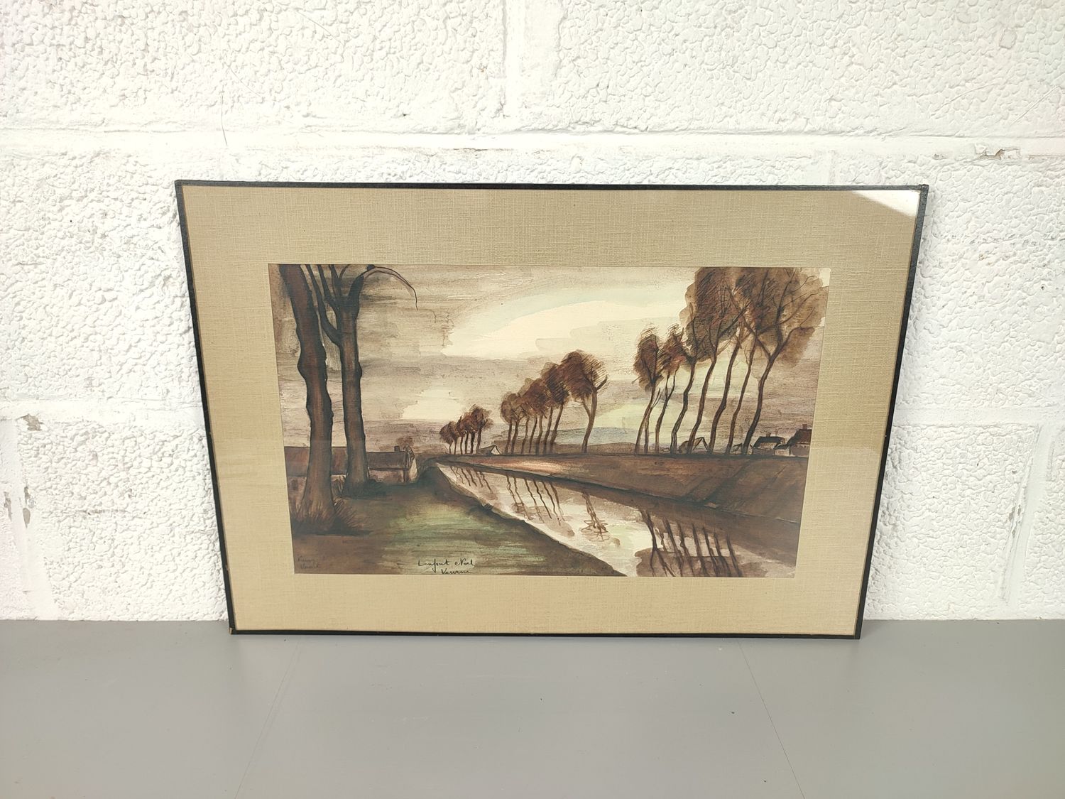 Noel Duforet - The canal of Veurne