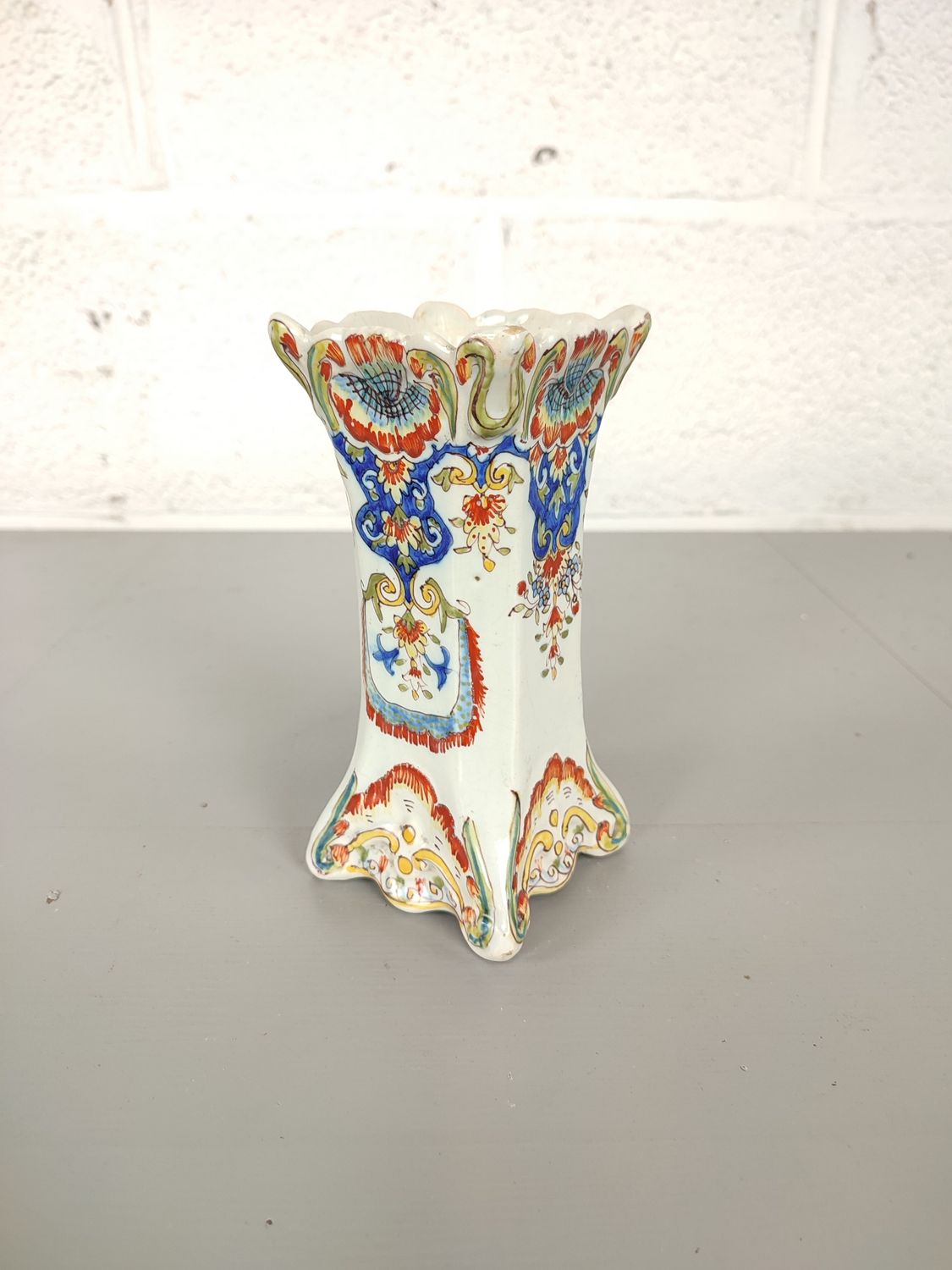 French Rouen vase
