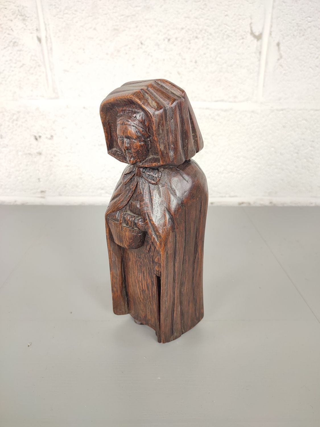 Wooden statue of a