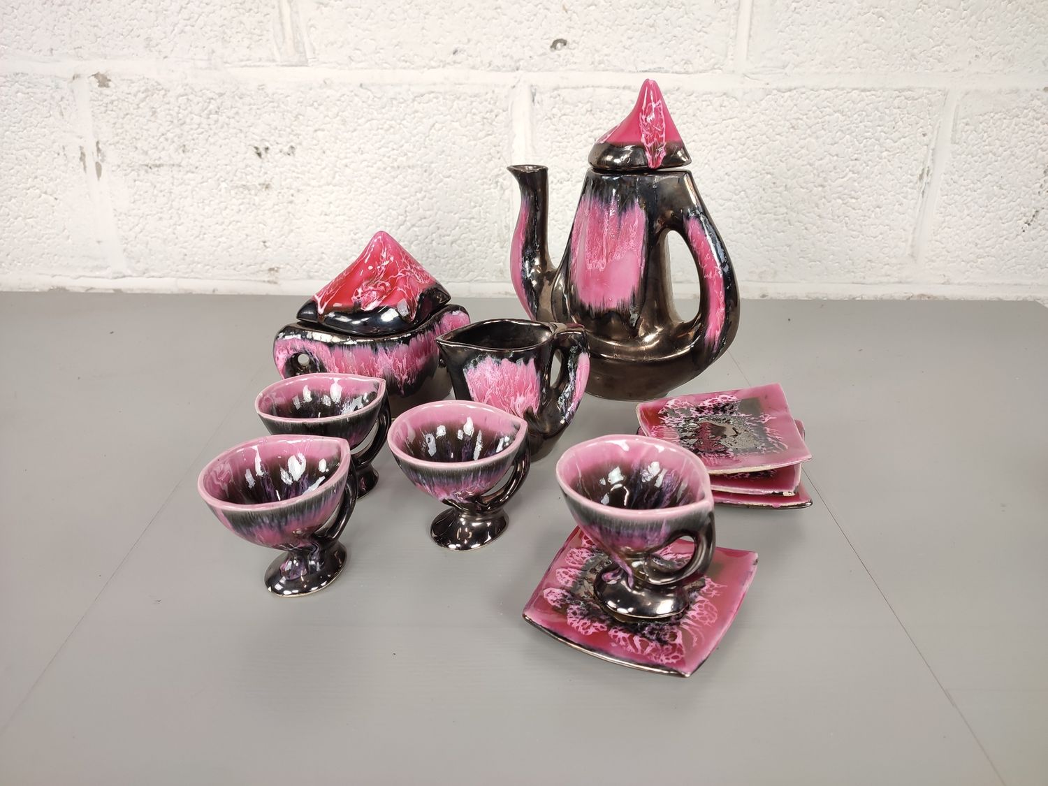 Vintage Vallauris tea set