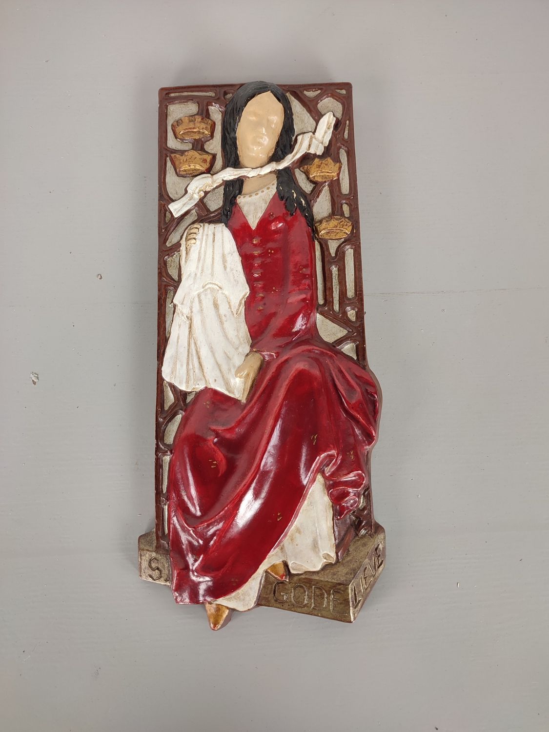 Vintage ceramic St. Godelieve