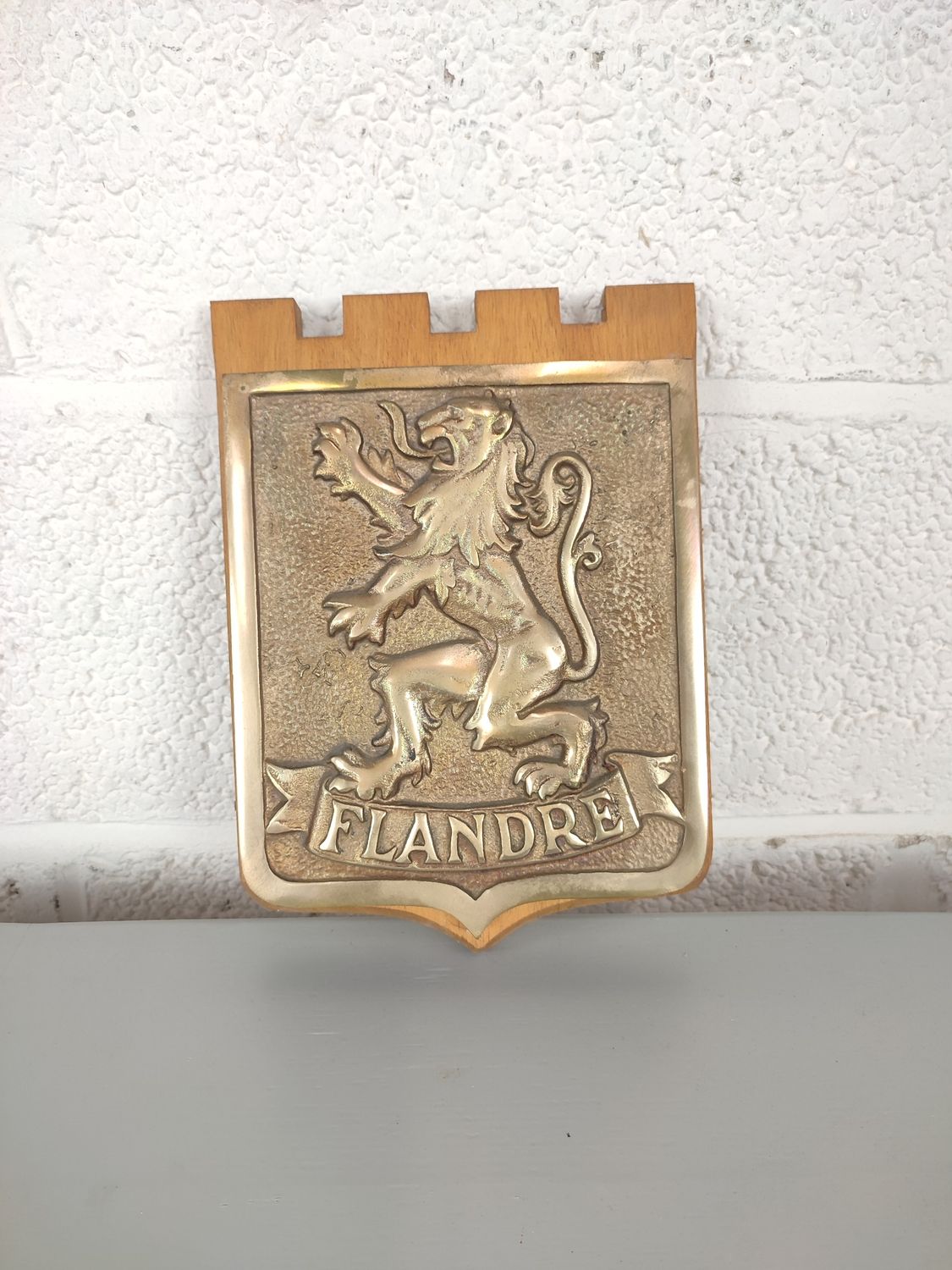 Brass wall plate Flandre