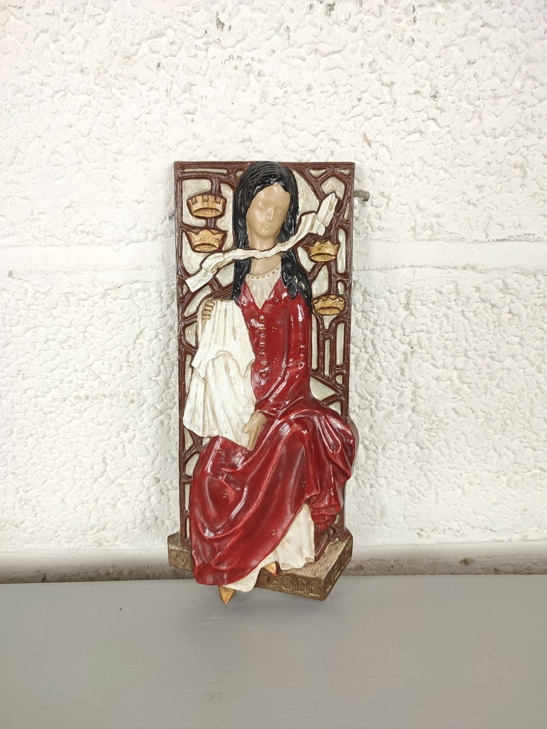 Vintage ceramic St. Godelieve