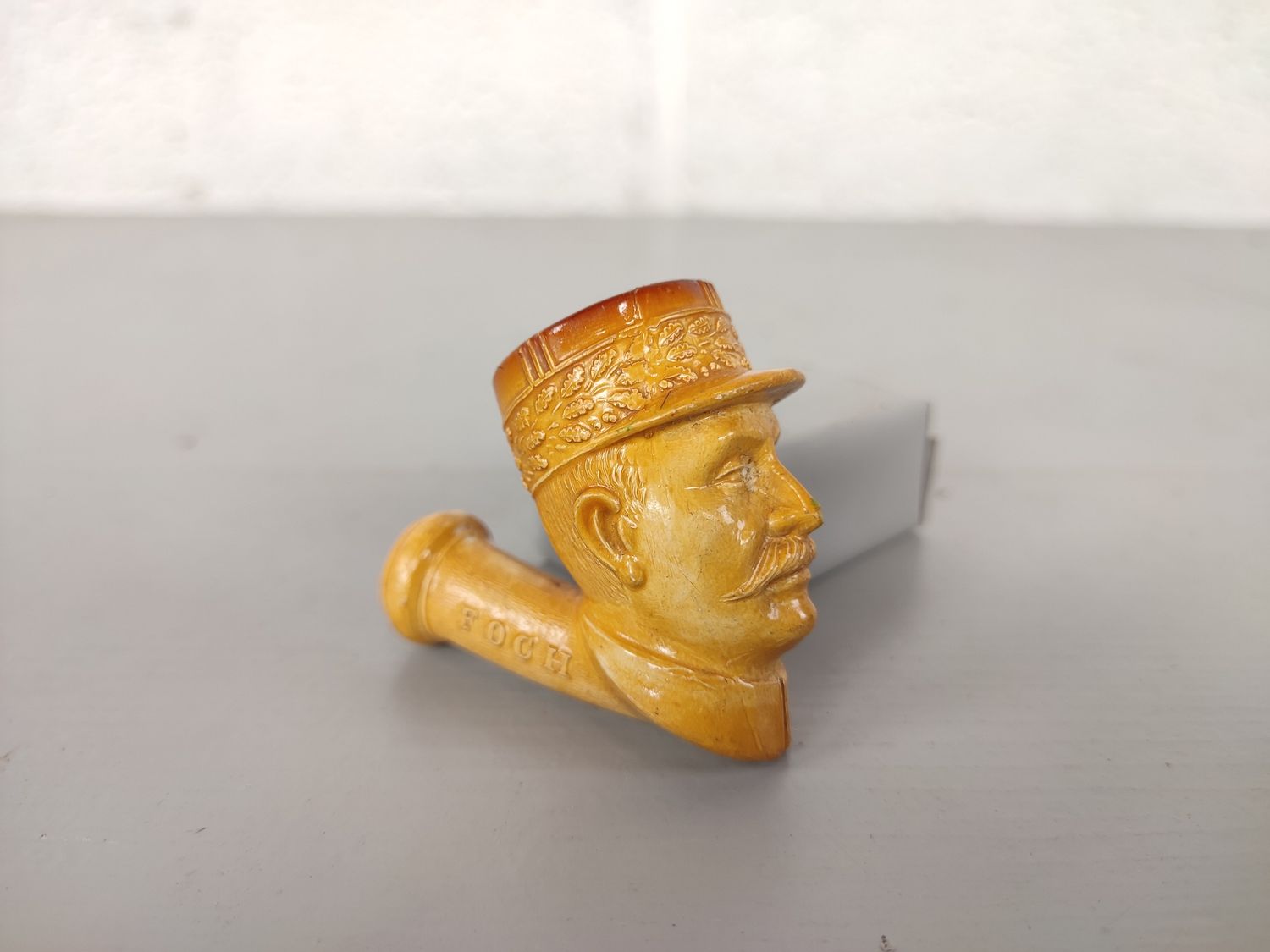Clay pipe bowl Marshall Foch