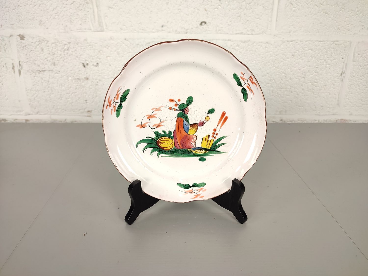 Antique plate Les Islettes Strasbourg 1st half 19th century