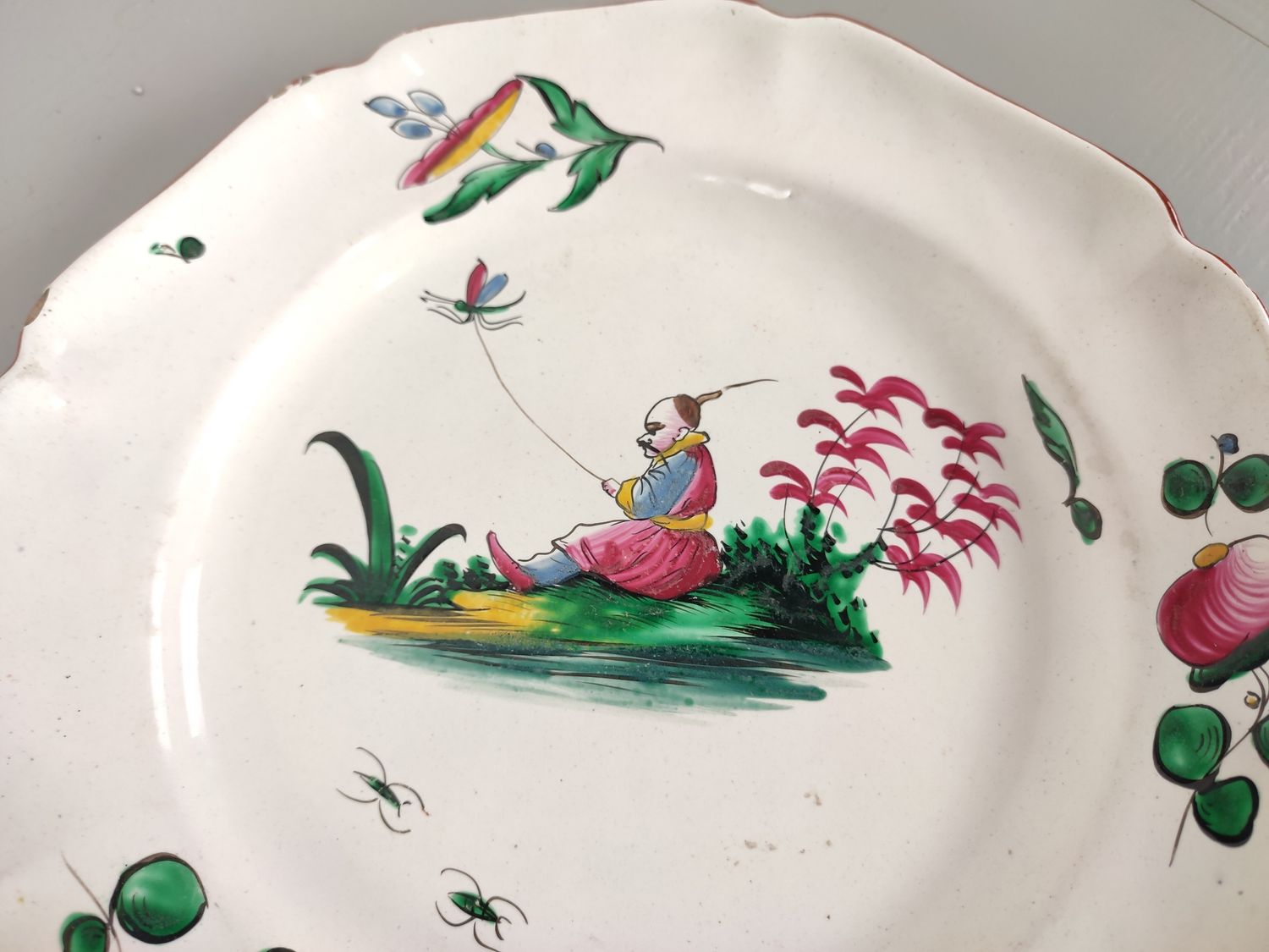 Antique plate Les Islettes Strasbourg 1st half 19th century