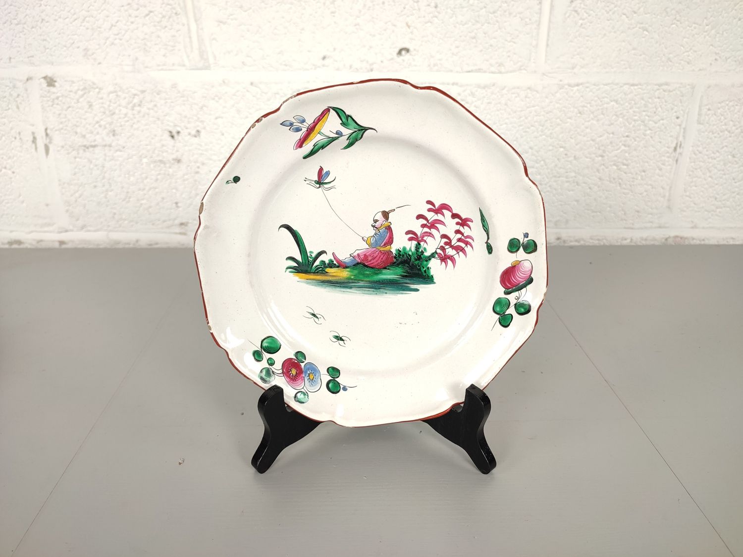 Antique plate Les Islettes Strasbourg 1st half 19th century