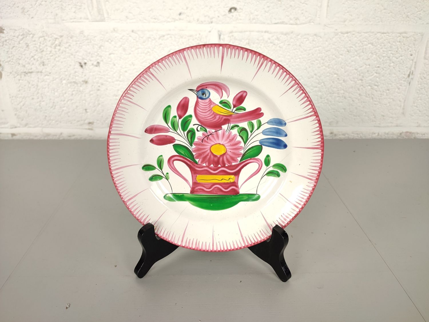Antique plate Les Islettes Strasbourg 1st half 19th century