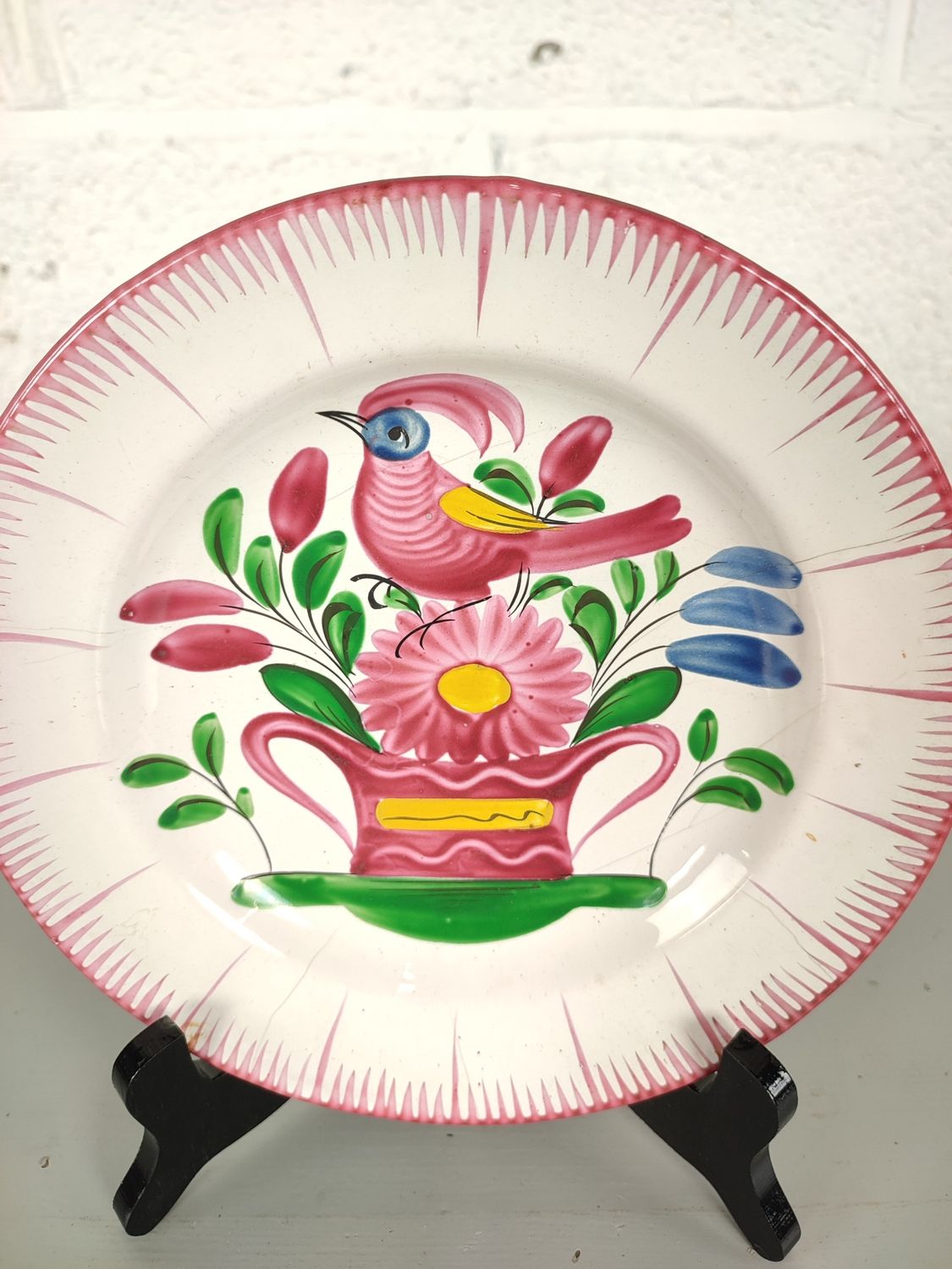 Antique plate Les Islettes Strasbourg 1st half 19th century