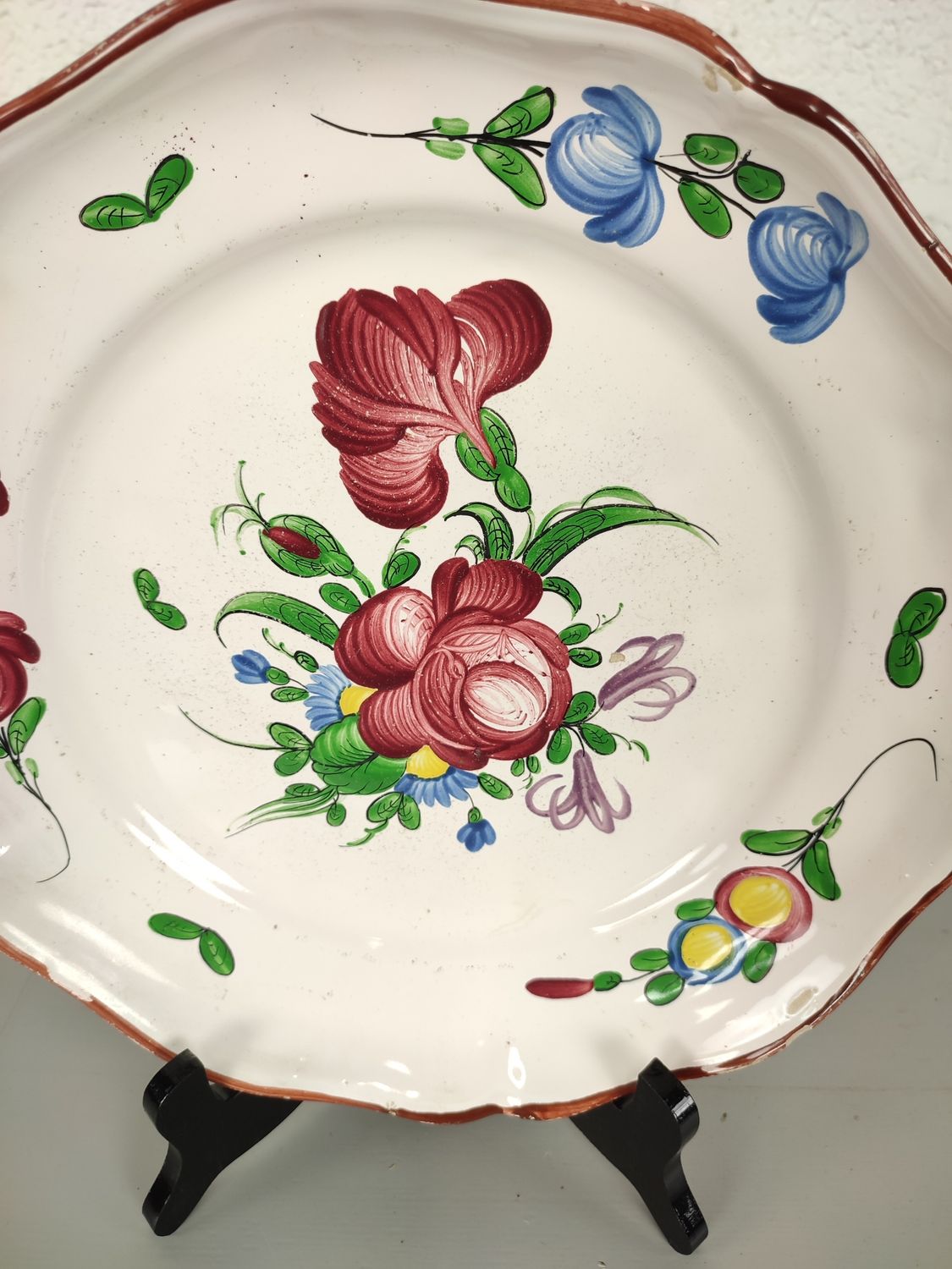 Antique plate Les Islettes Strasbourg 1st half 19th century