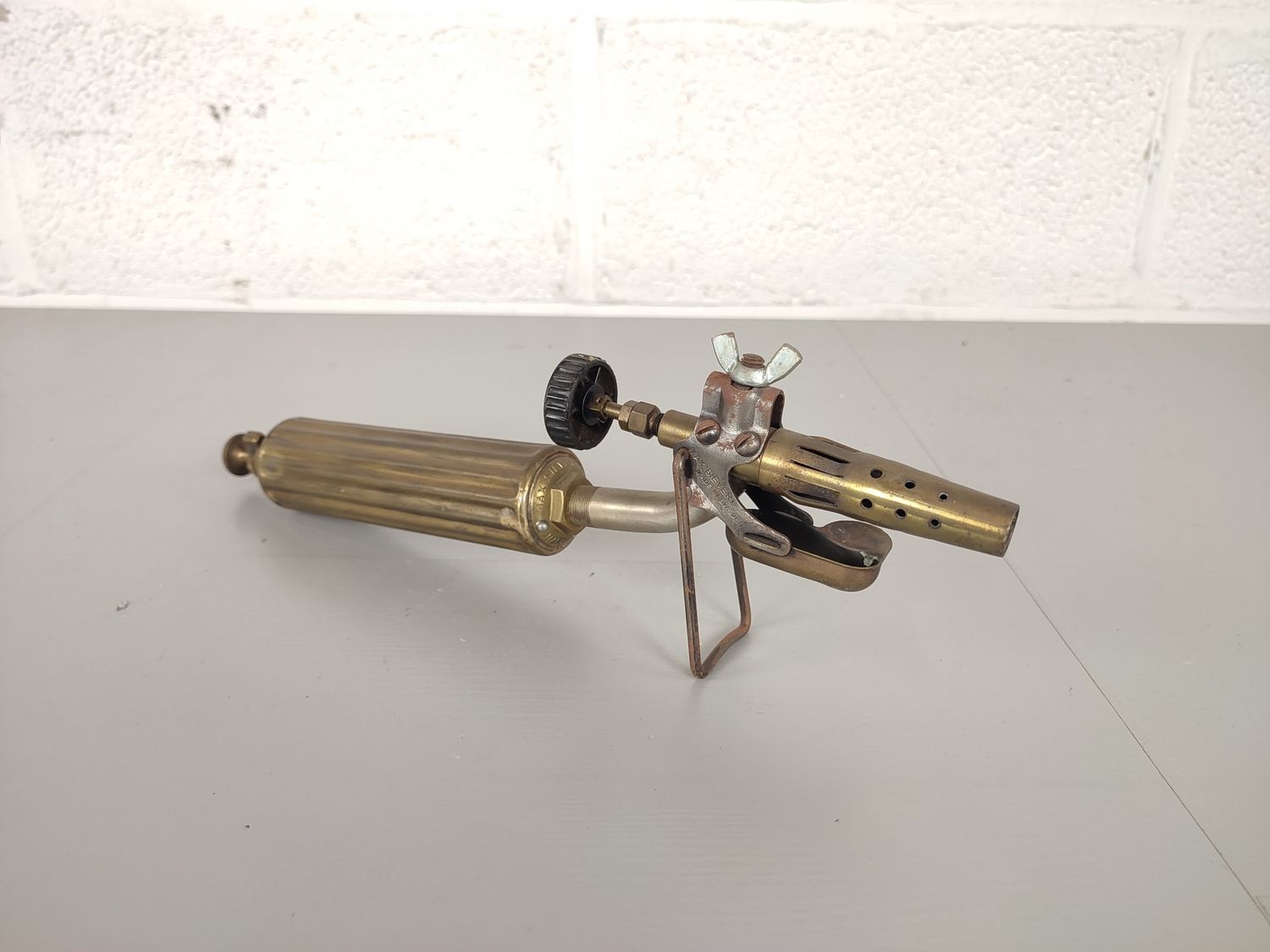 Old brass soldering iron Original Sievert