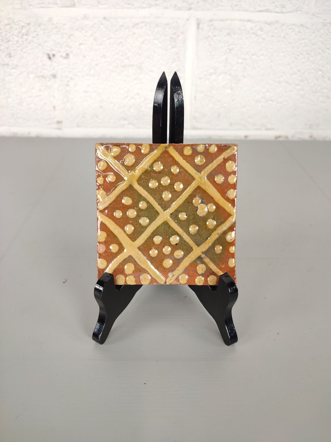 Antique Flemish fireplace tile