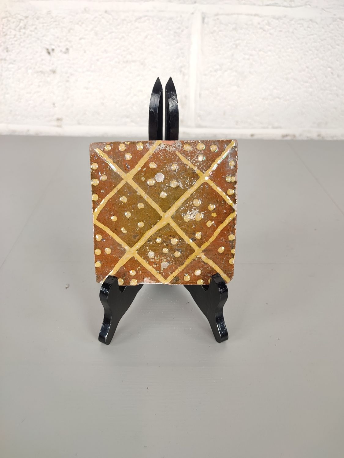 Antique Flemish fireplace tile