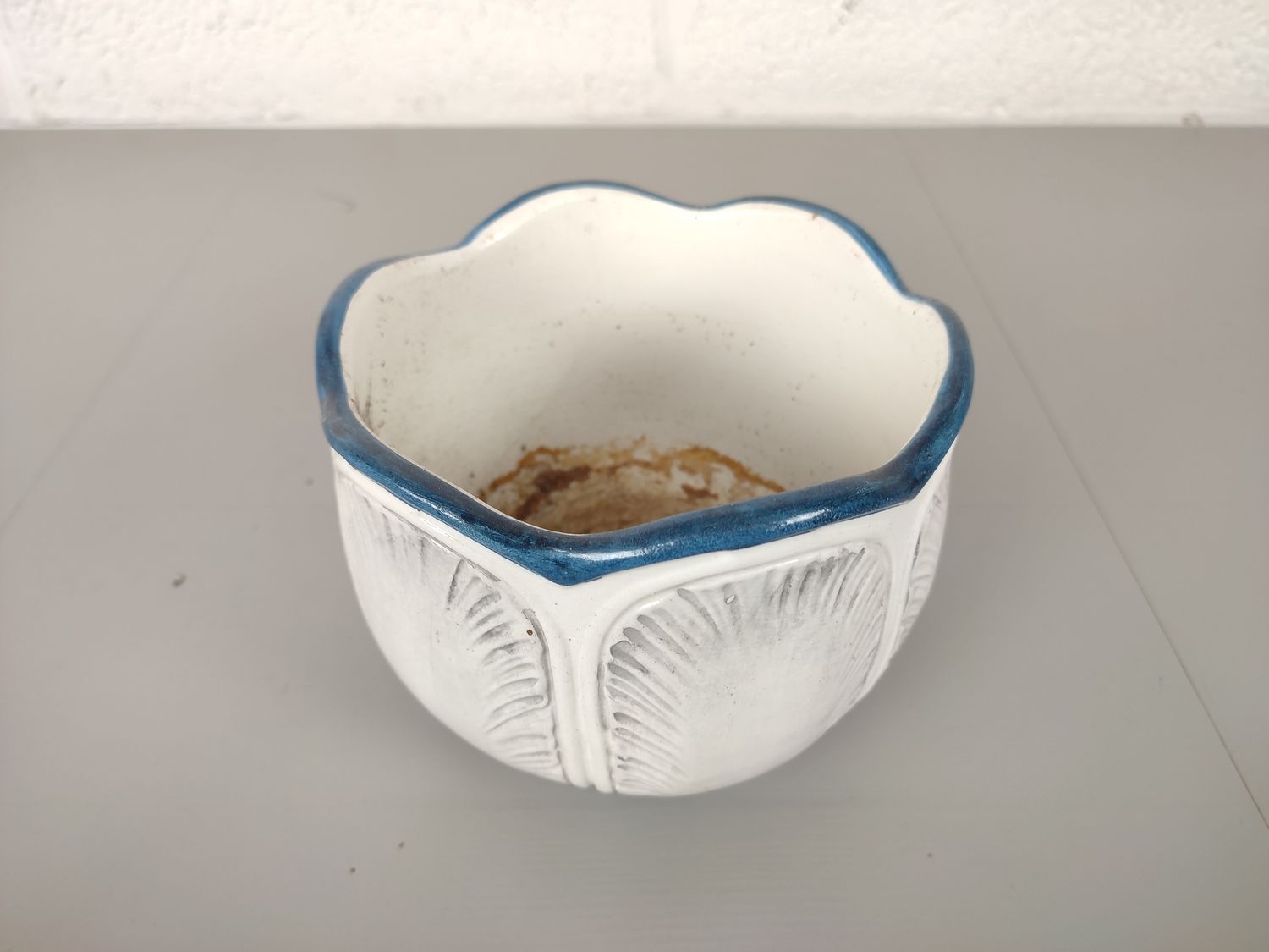 Vintage Italian flowerpot