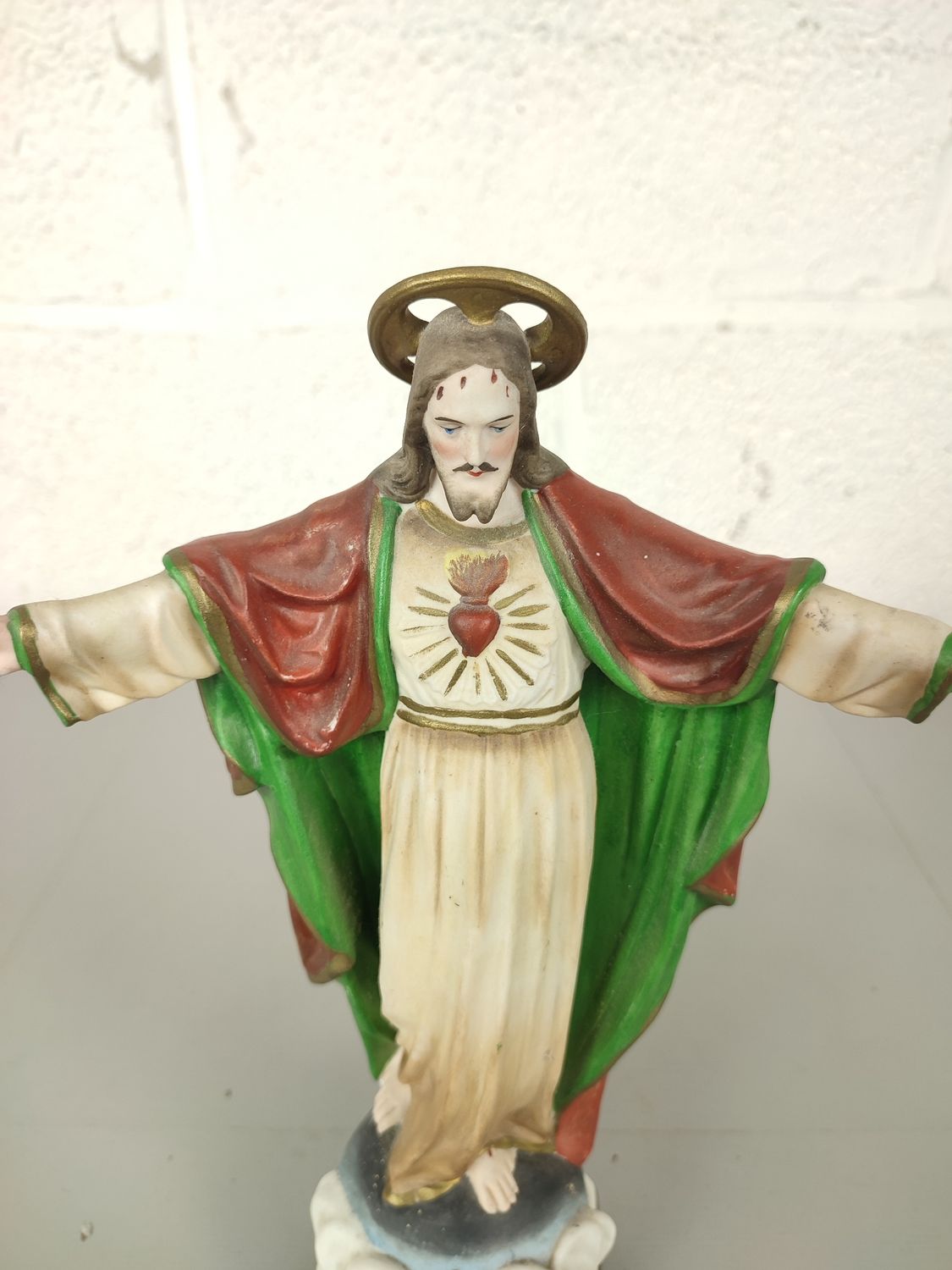 Plaster statue of Jesus
