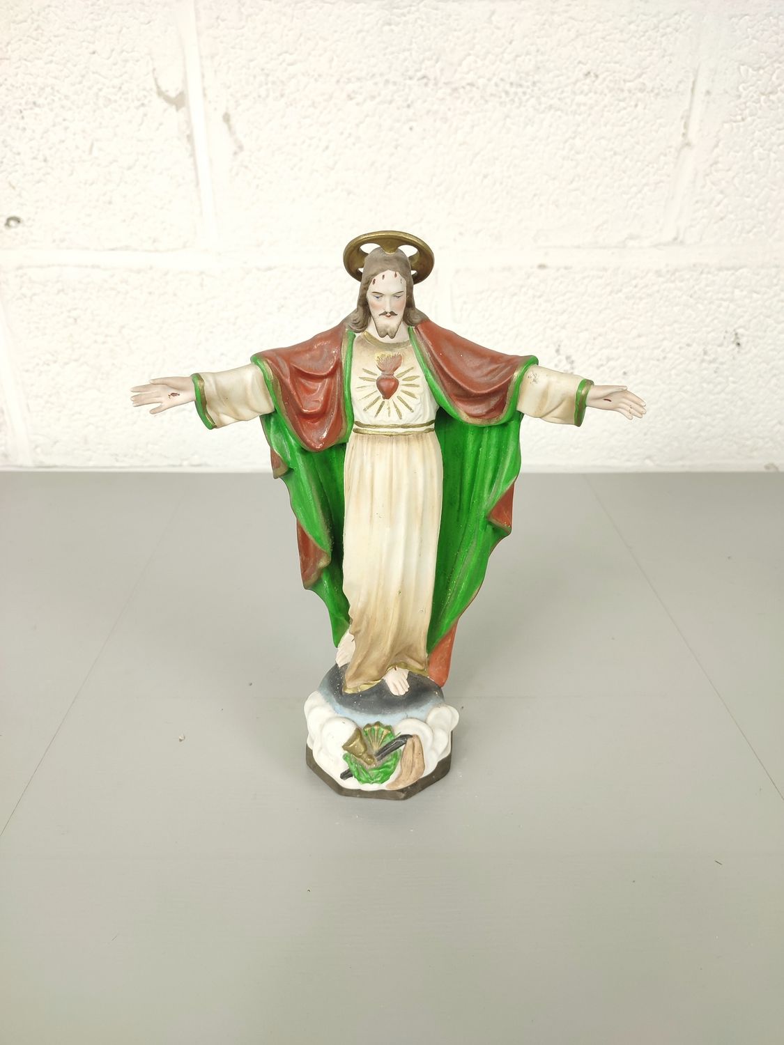 Plaster statue of Jesus