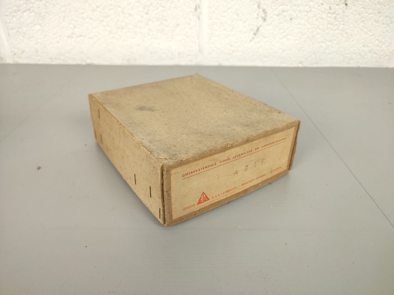 Old geografical school stamp Asia