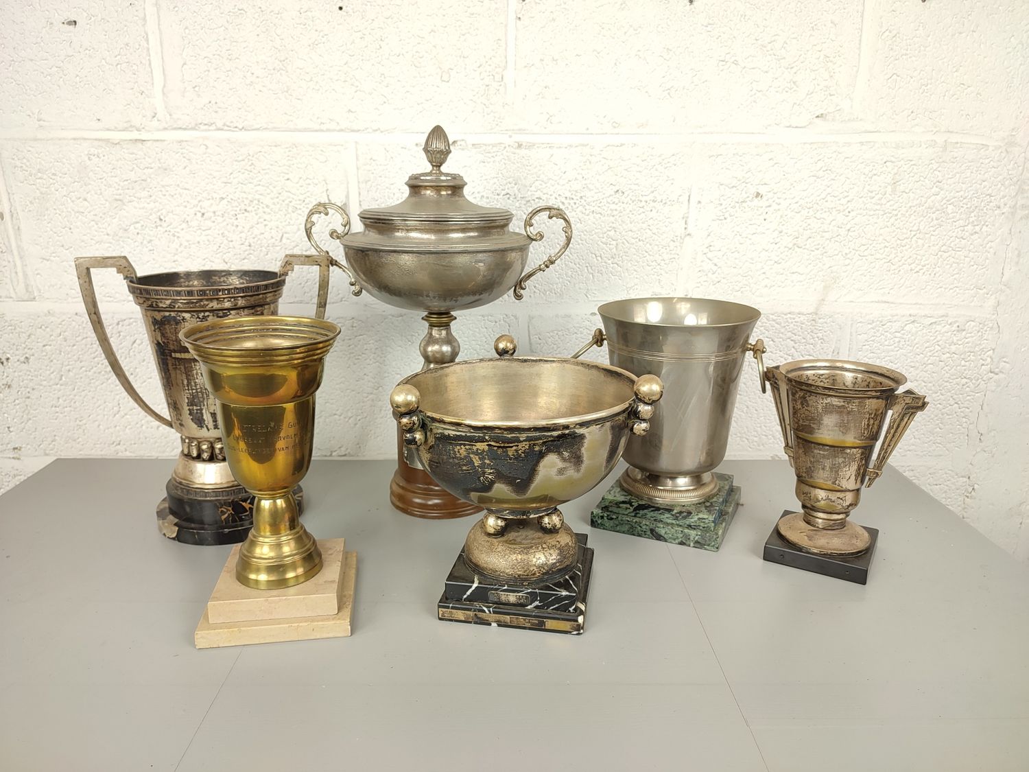 6 old trophies