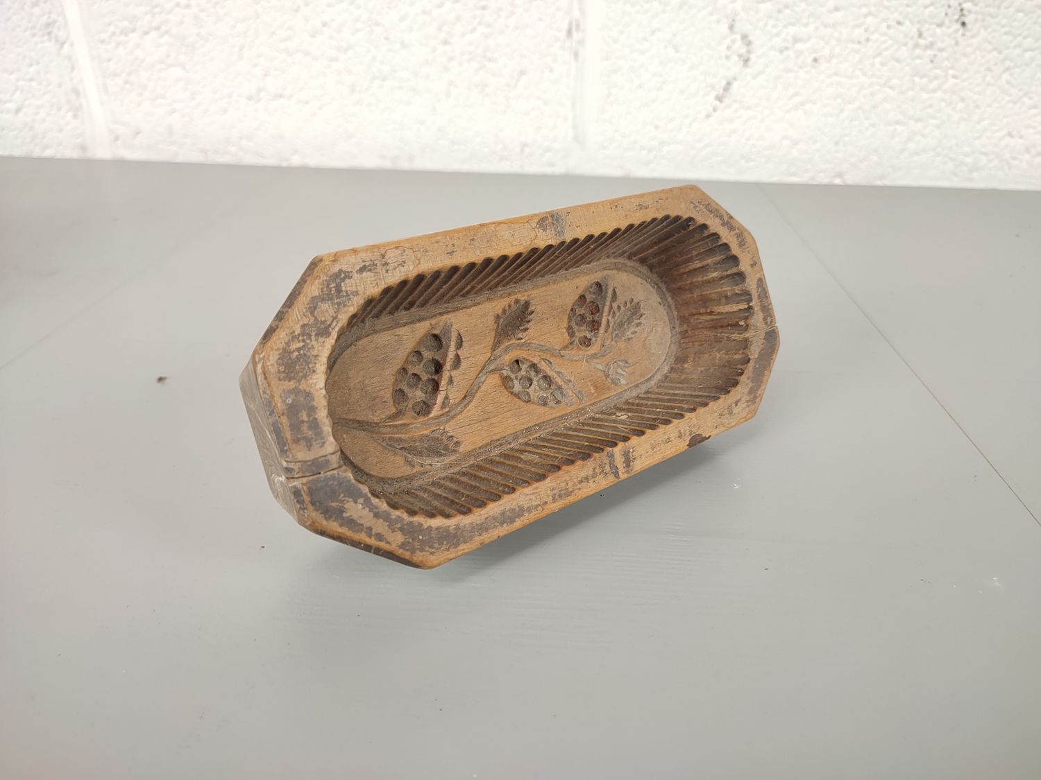 Antique wooden butter mold