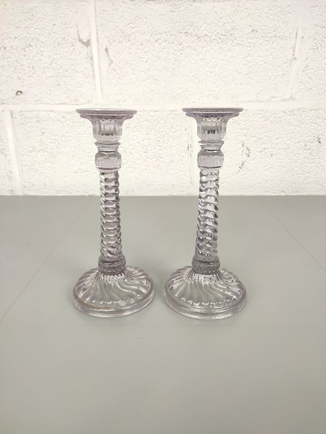 Pair of 1910&#39;s Durover candlesticks
