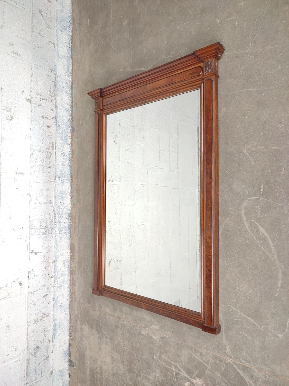 Giant antique mirror