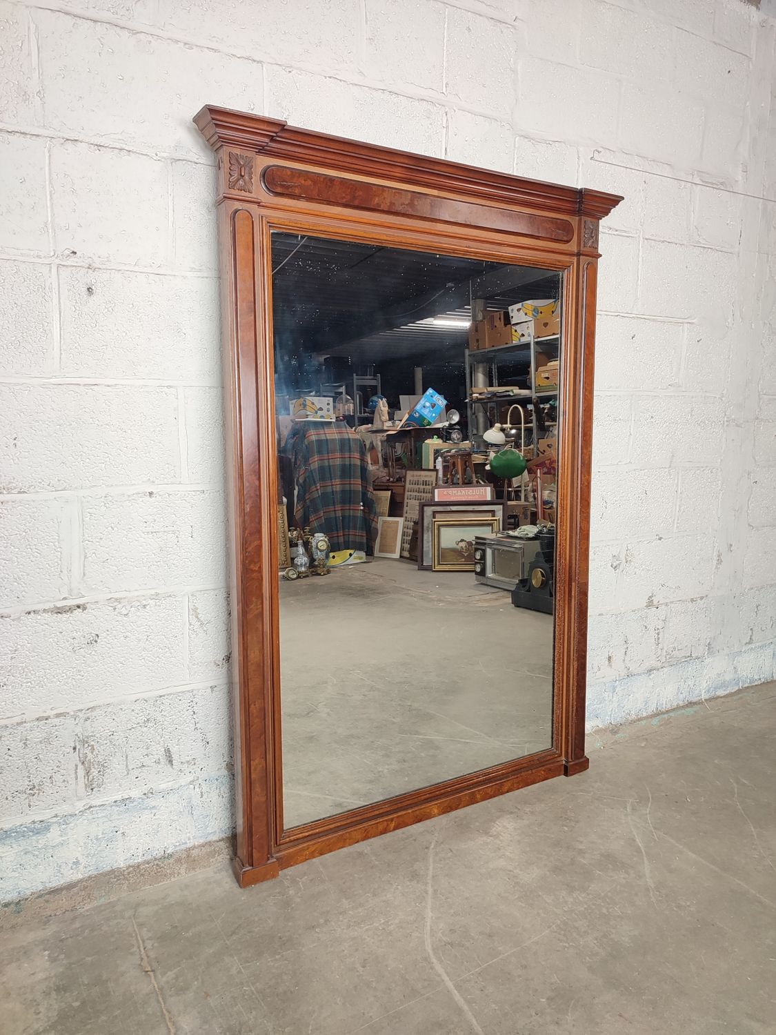 Giant antique mirror