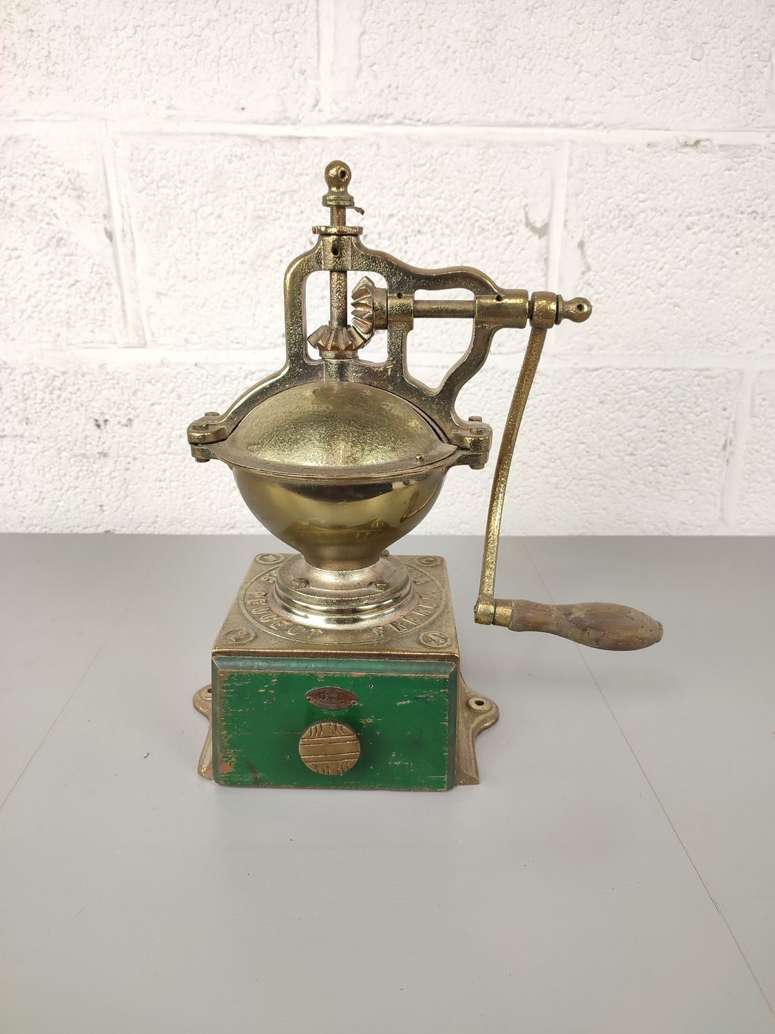Large antique Peugeot coffee grinder