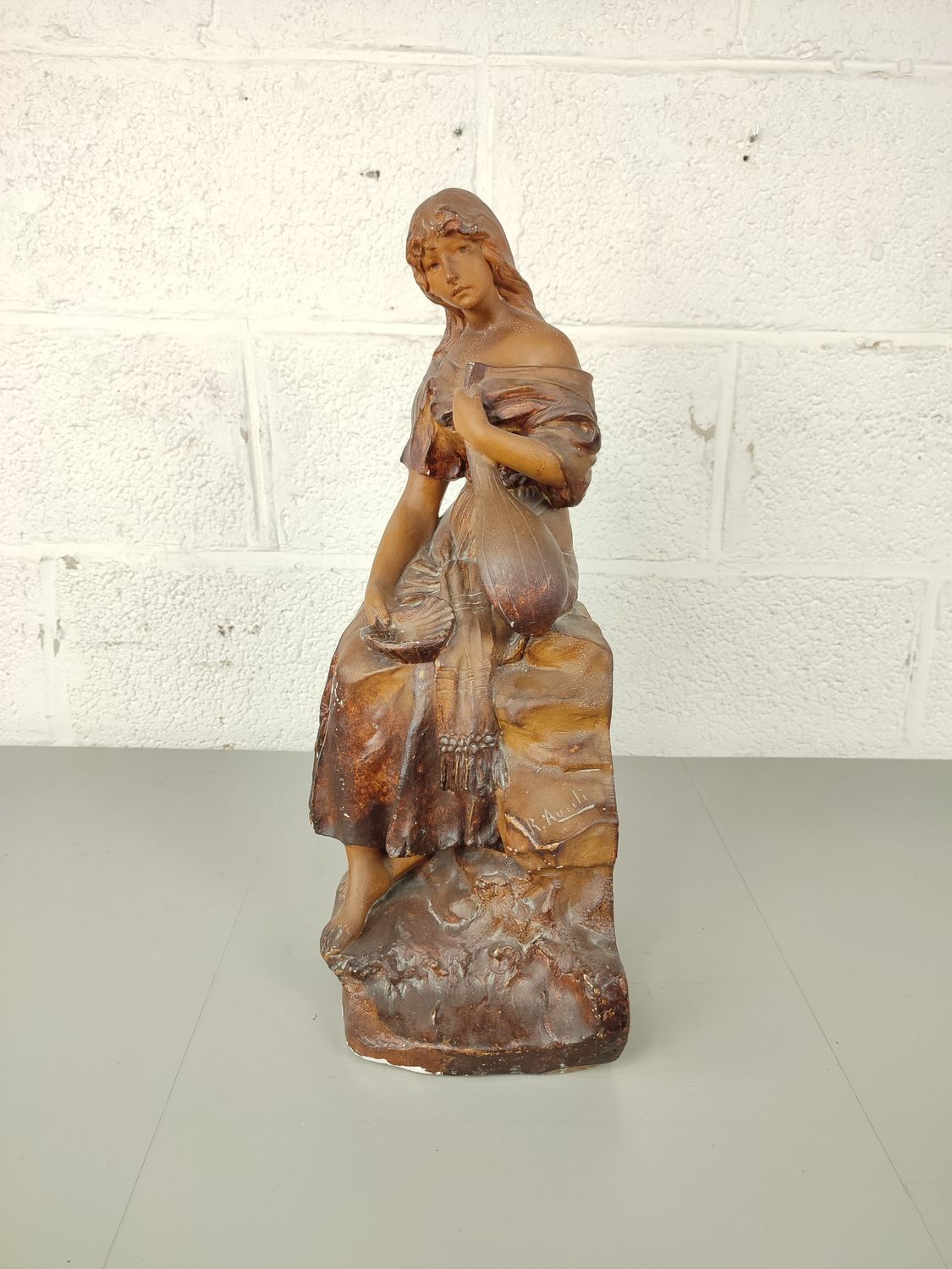 Large plaster statue by Richard Aurili