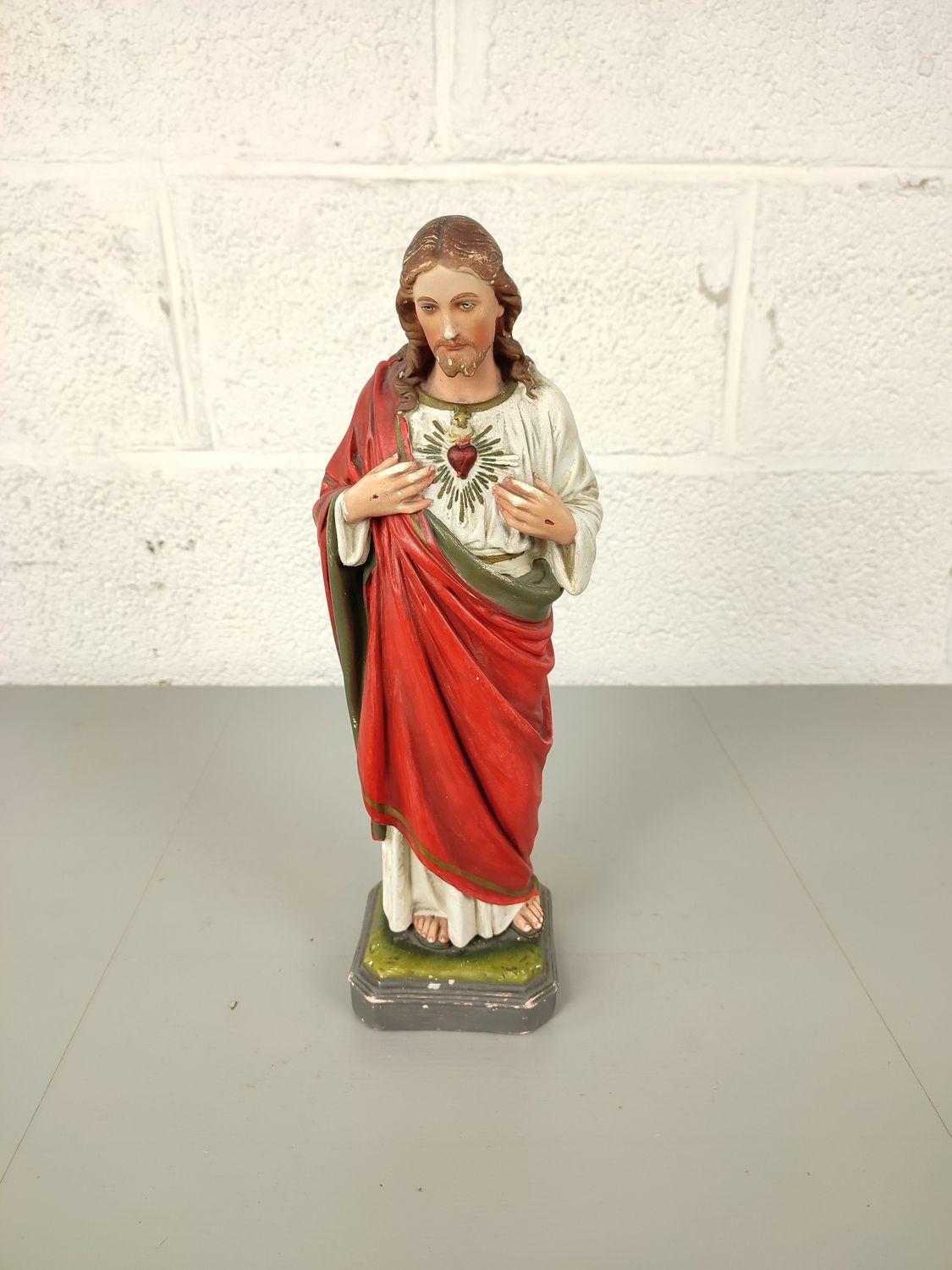Plaster statue of Jesus