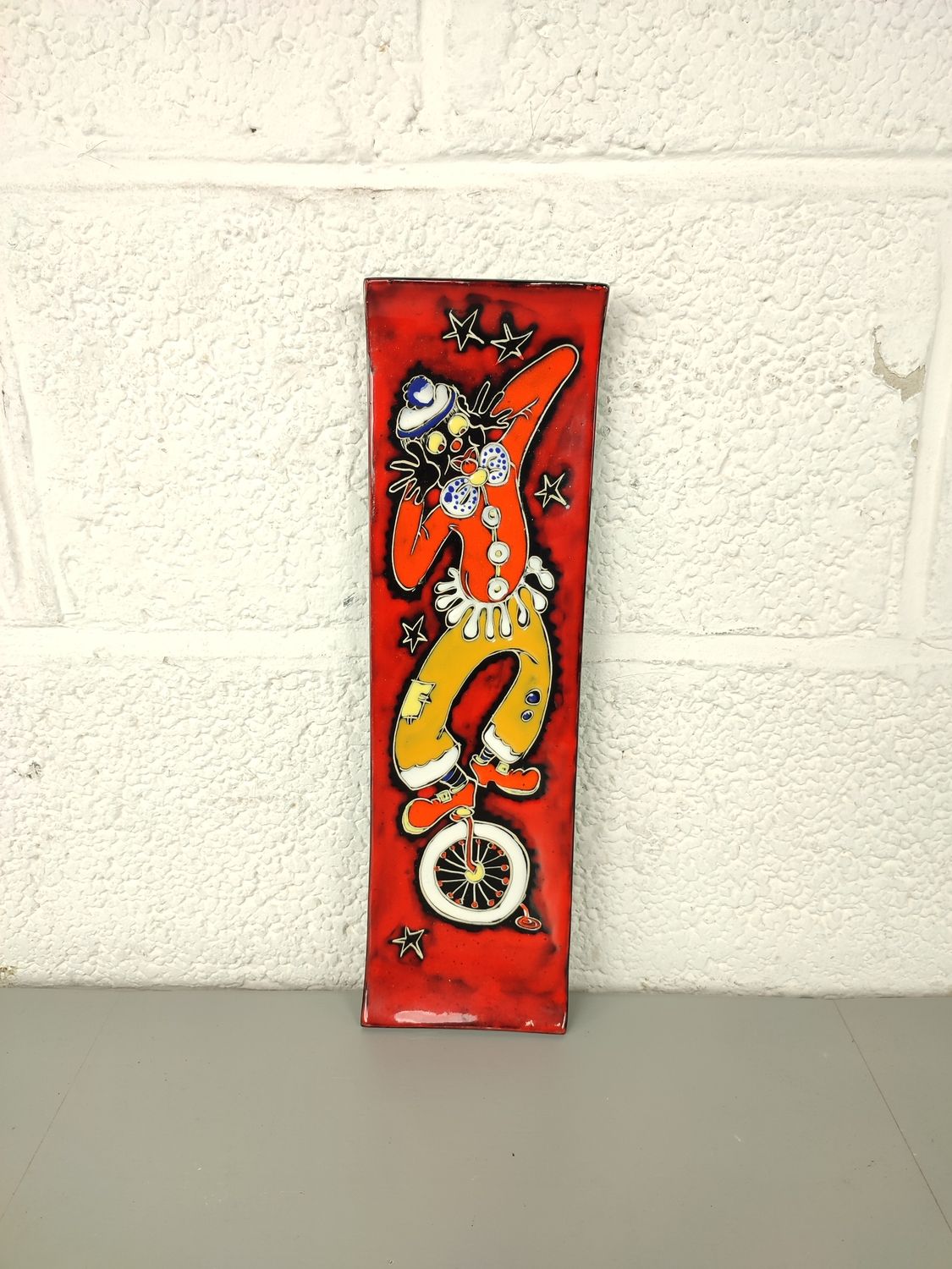 Ceramic clown wall decoration San Marino