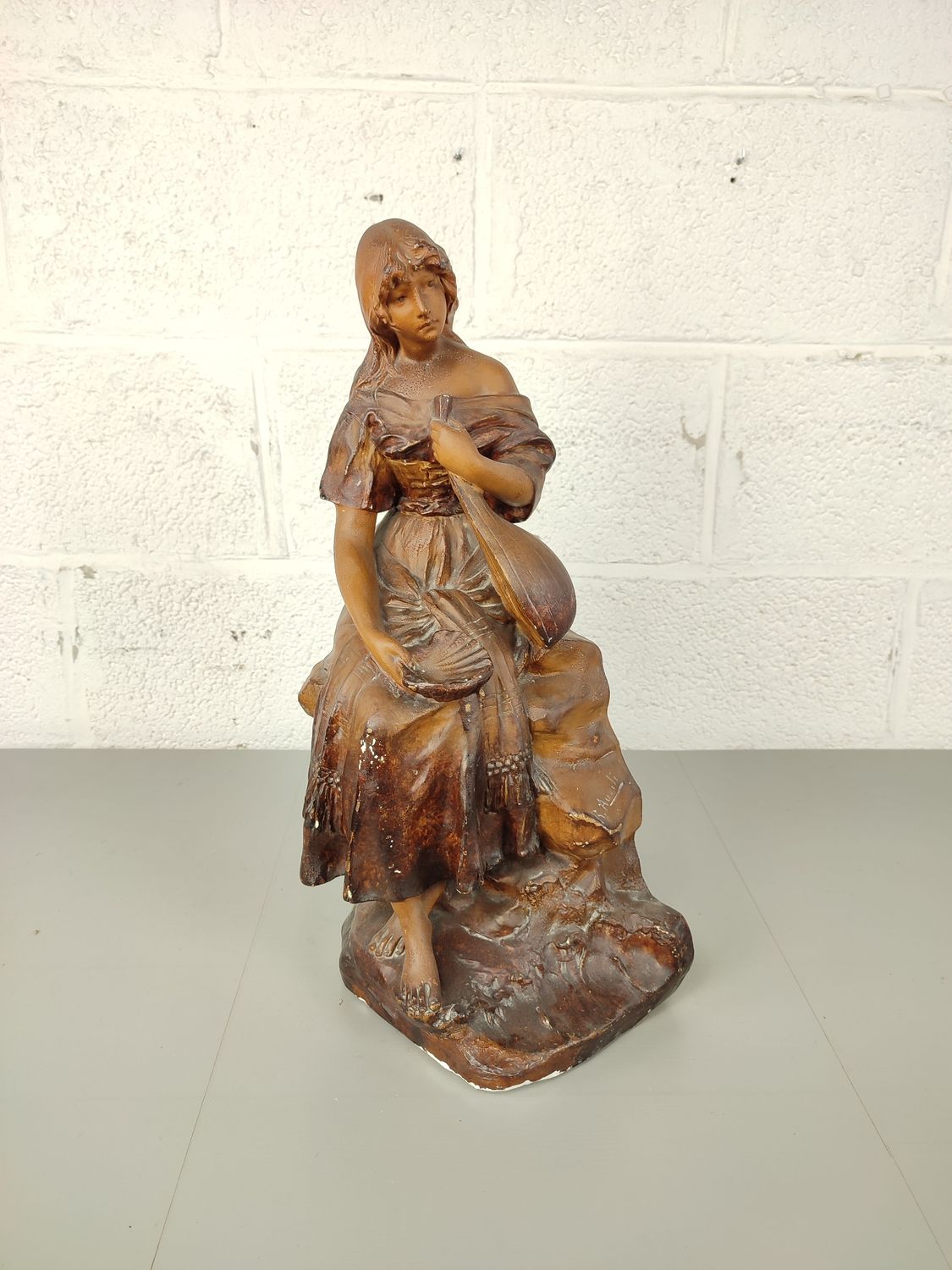 Large plaster statue by Richard Aurili