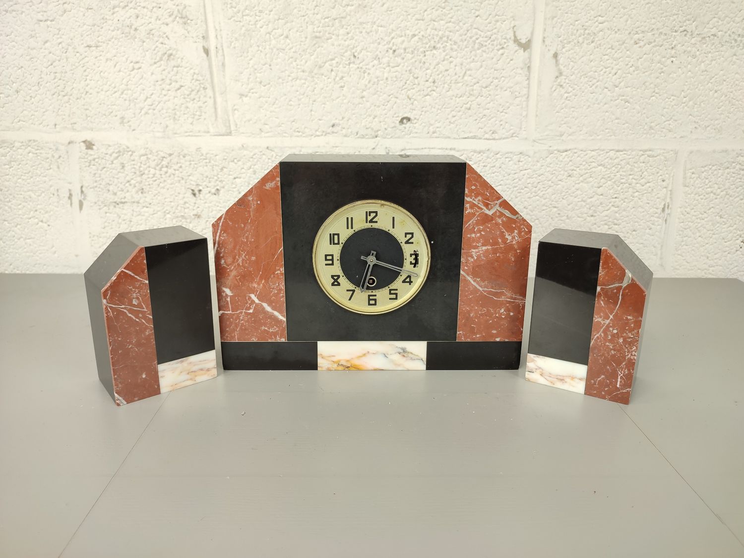 Marble art deco clock