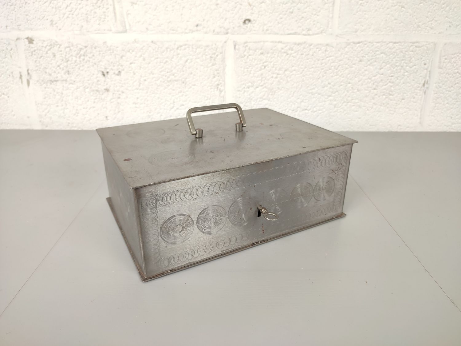 Old metal money safe
