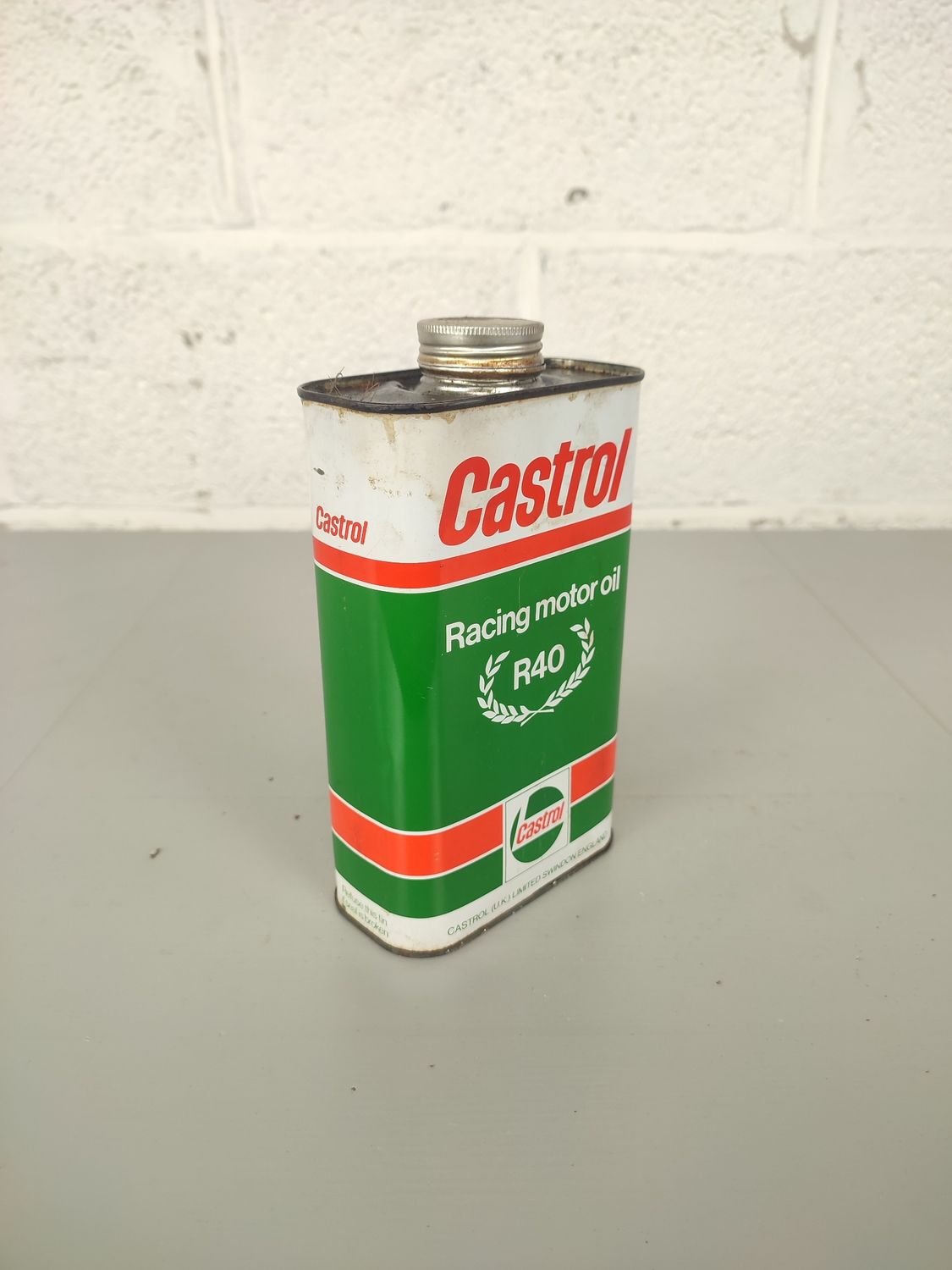 Old Castrol oil can