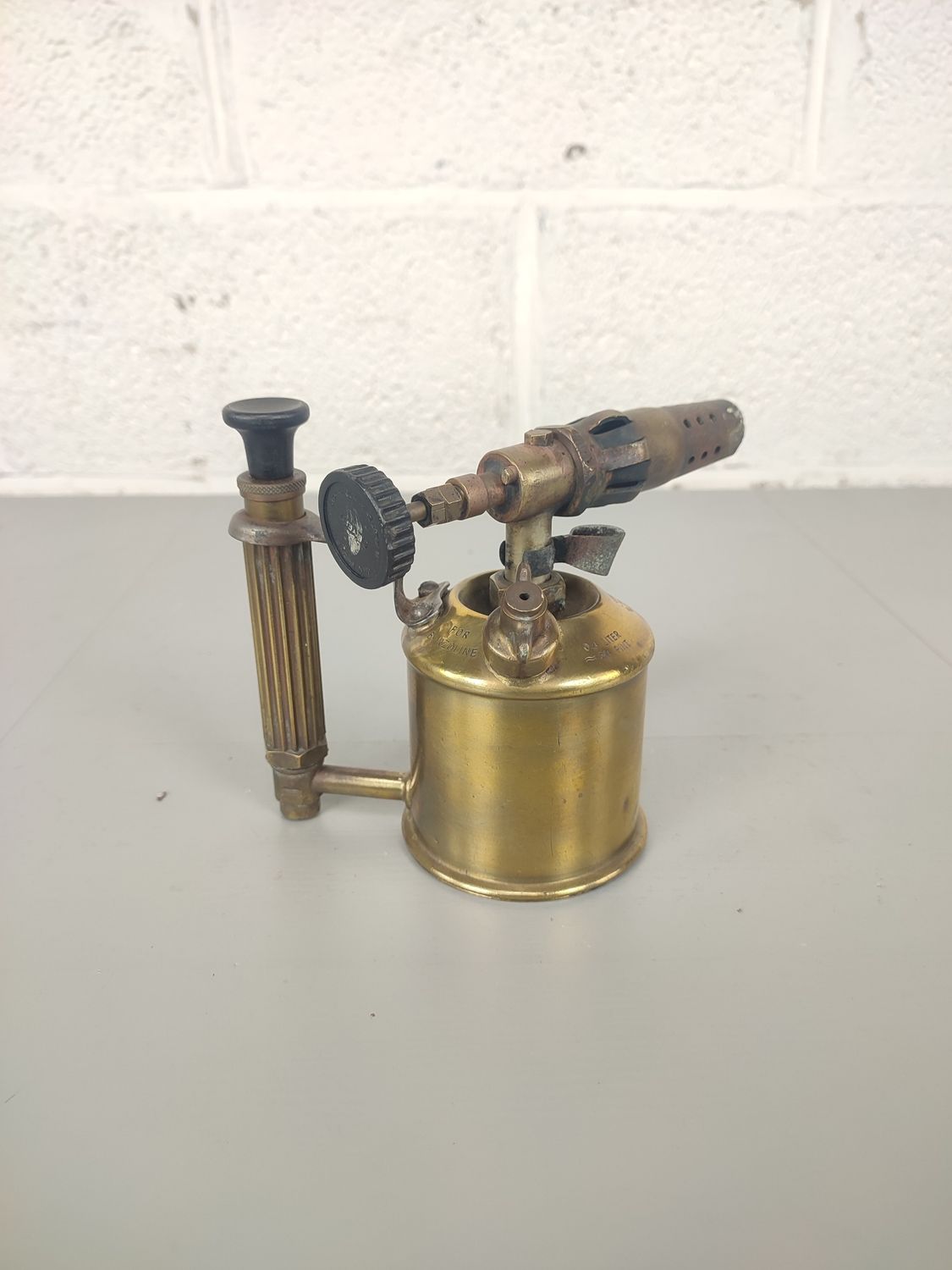 Brass solder burner