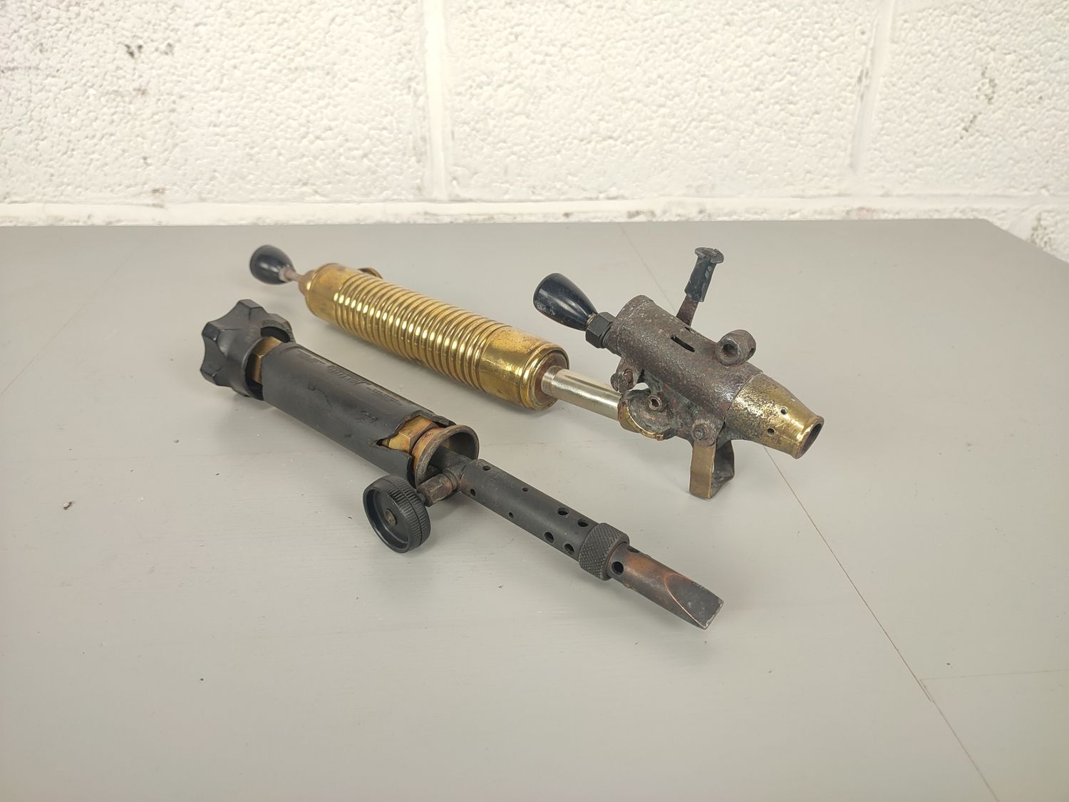 2 old soldering irons