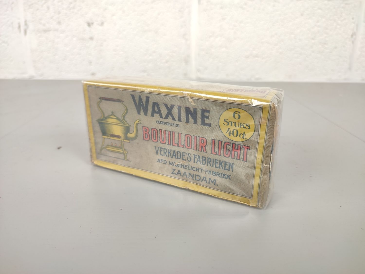 Unopened packet of Waxine