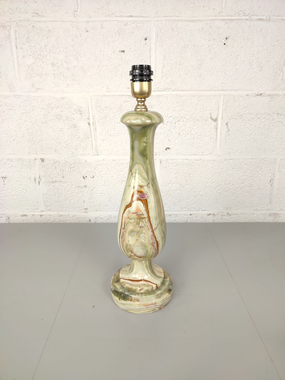 Onyx lamp base