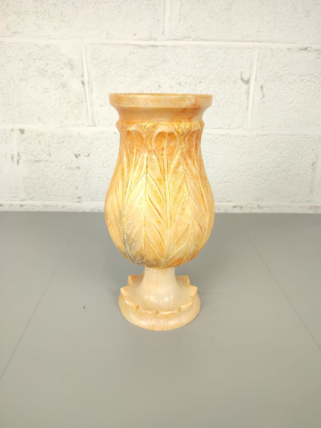 Alabaster table lamp