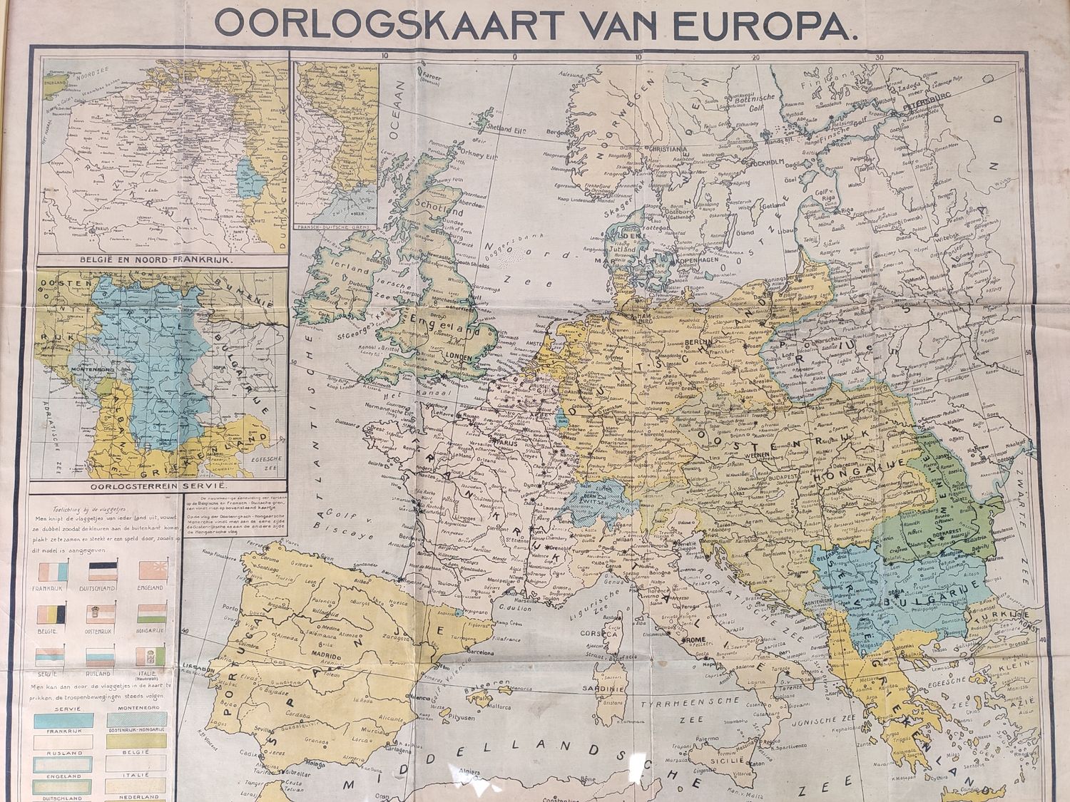 WW1 war map