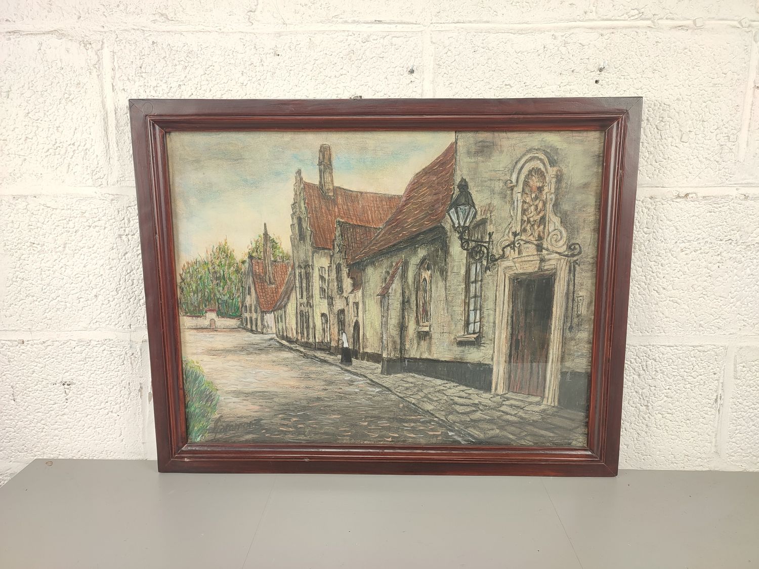 George Lammens - pastel - Bruges