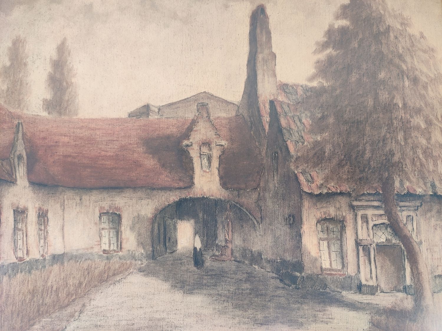 George Lammens - pastel - Bruges
