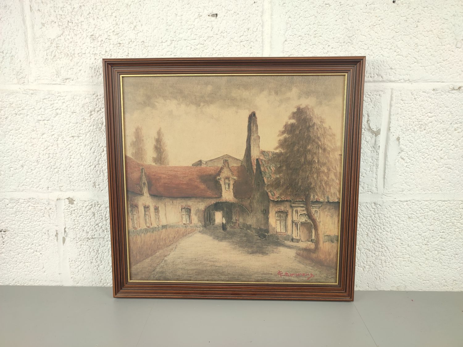 George Lammens - pastel - Bruges
