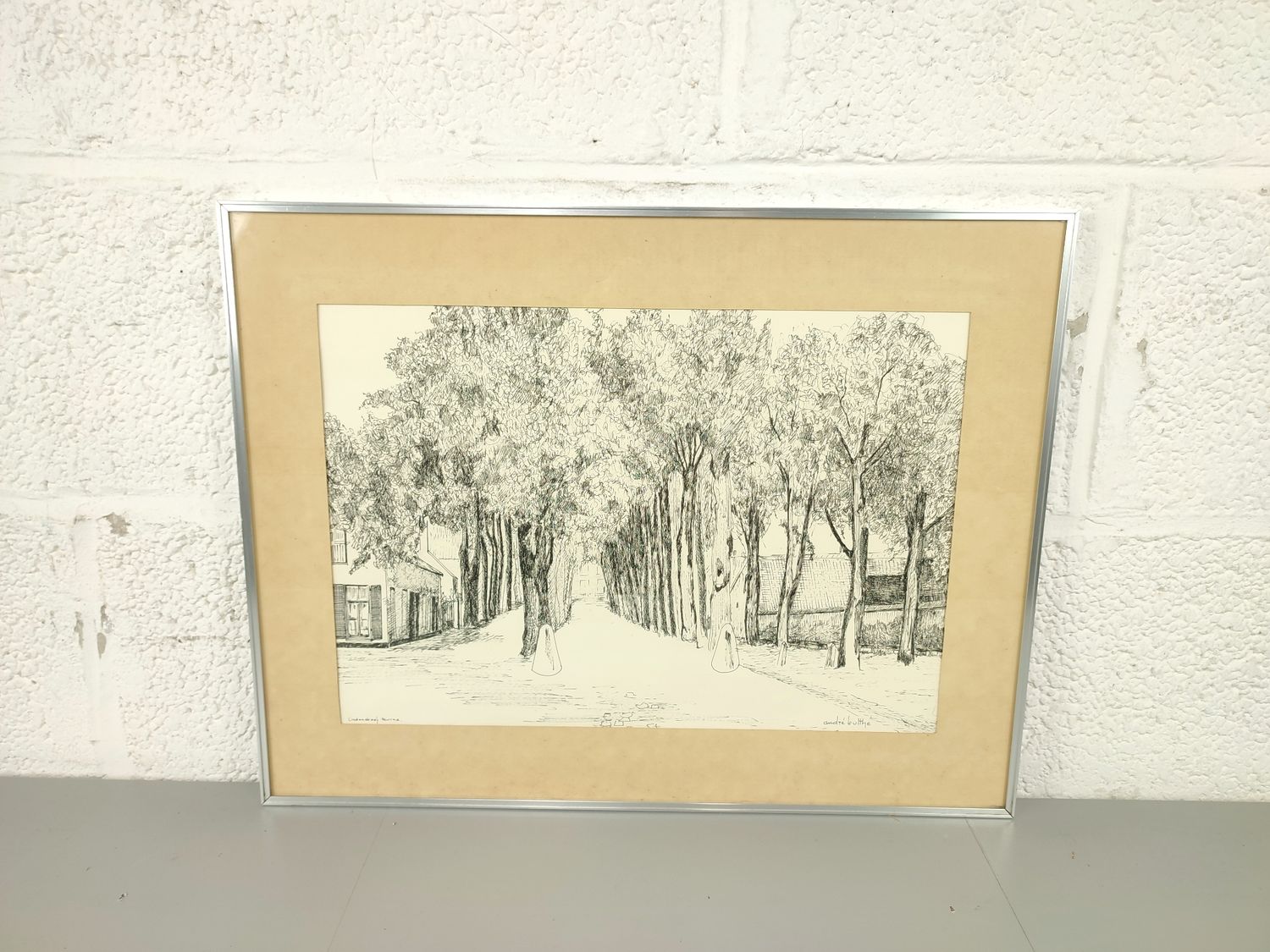 André Bulthé - Drawing - Lindendreef Veurne
