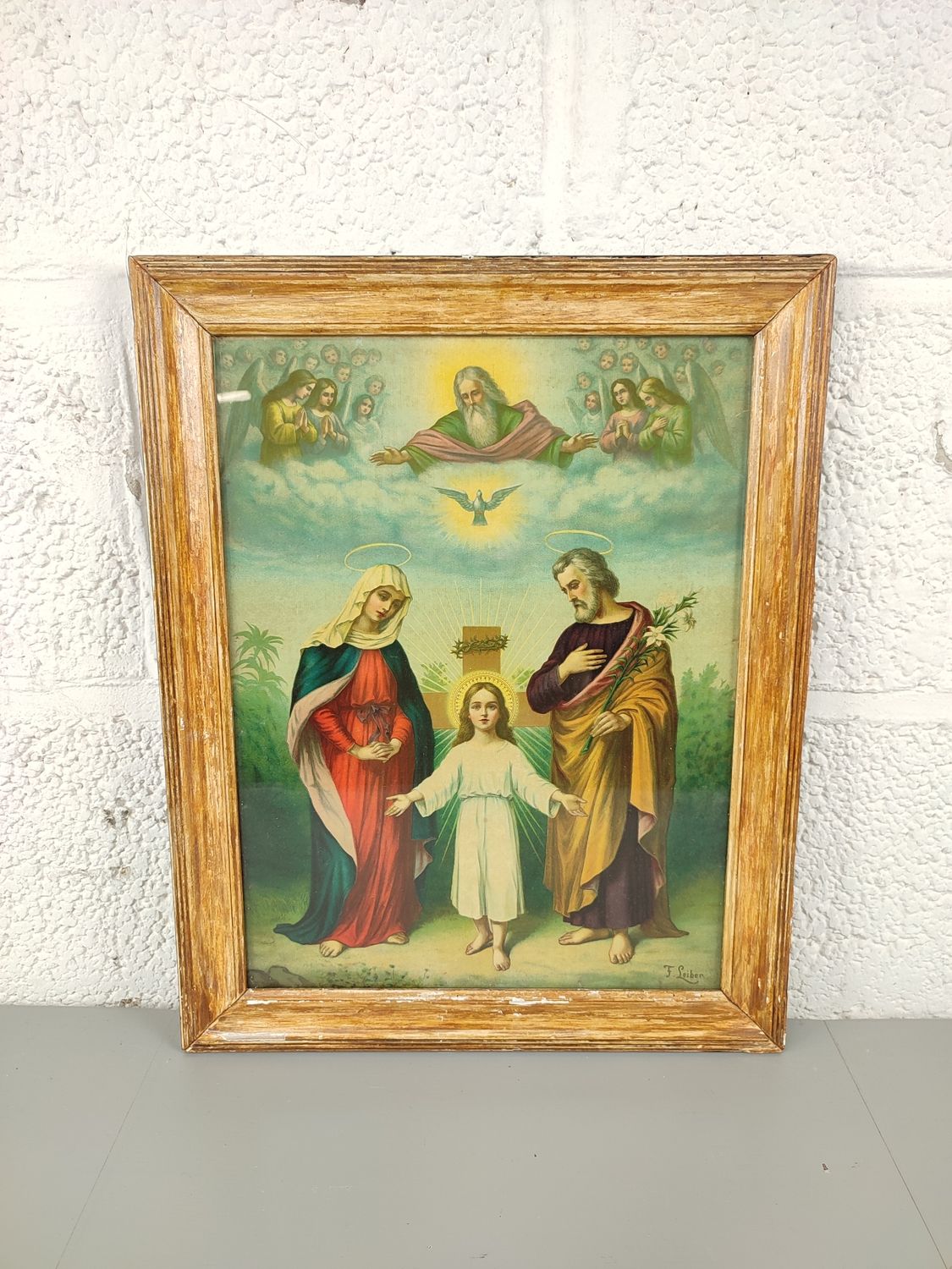 Chromo lithograph F. Leiber