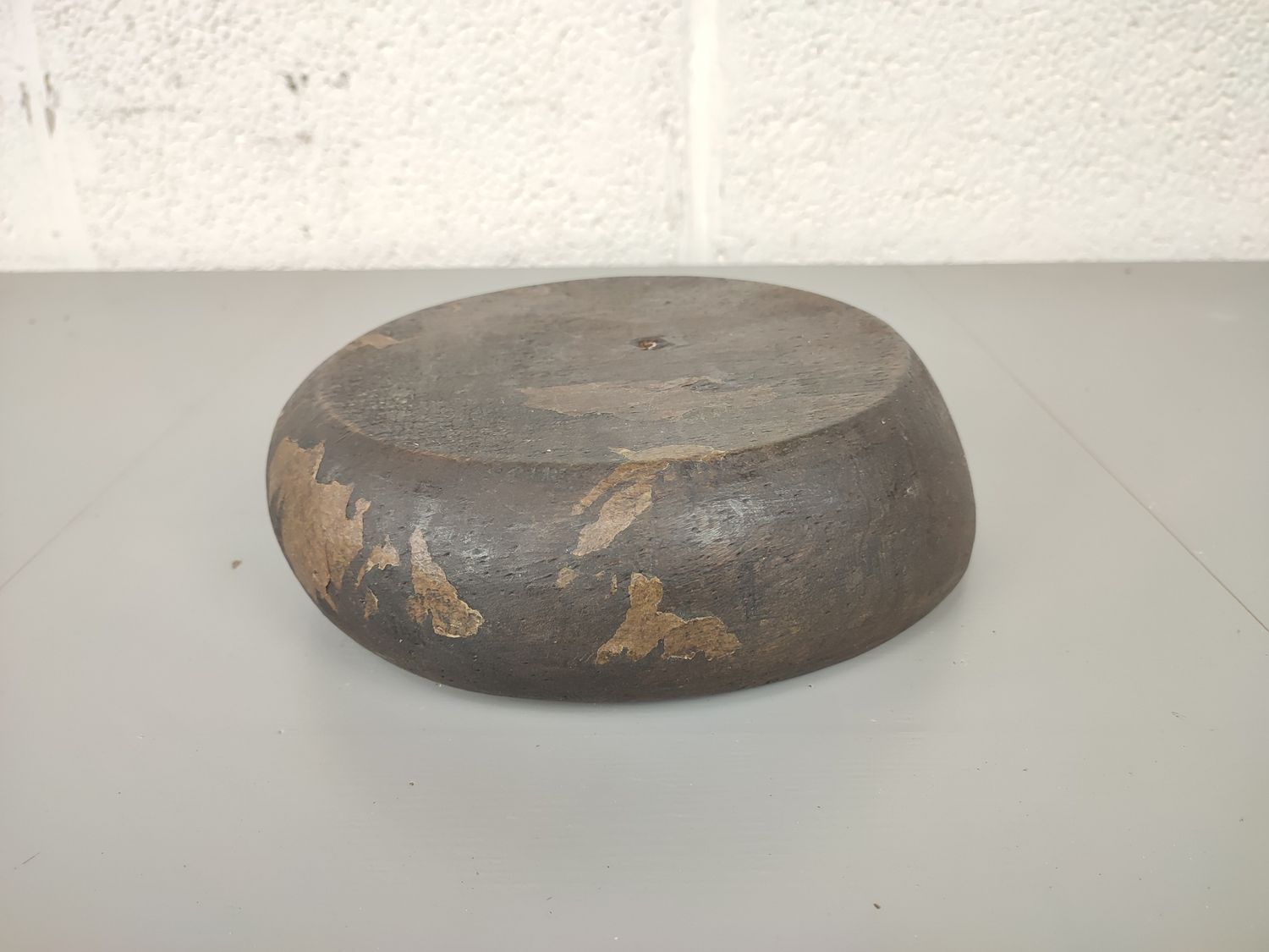 Old wooden hat mold
